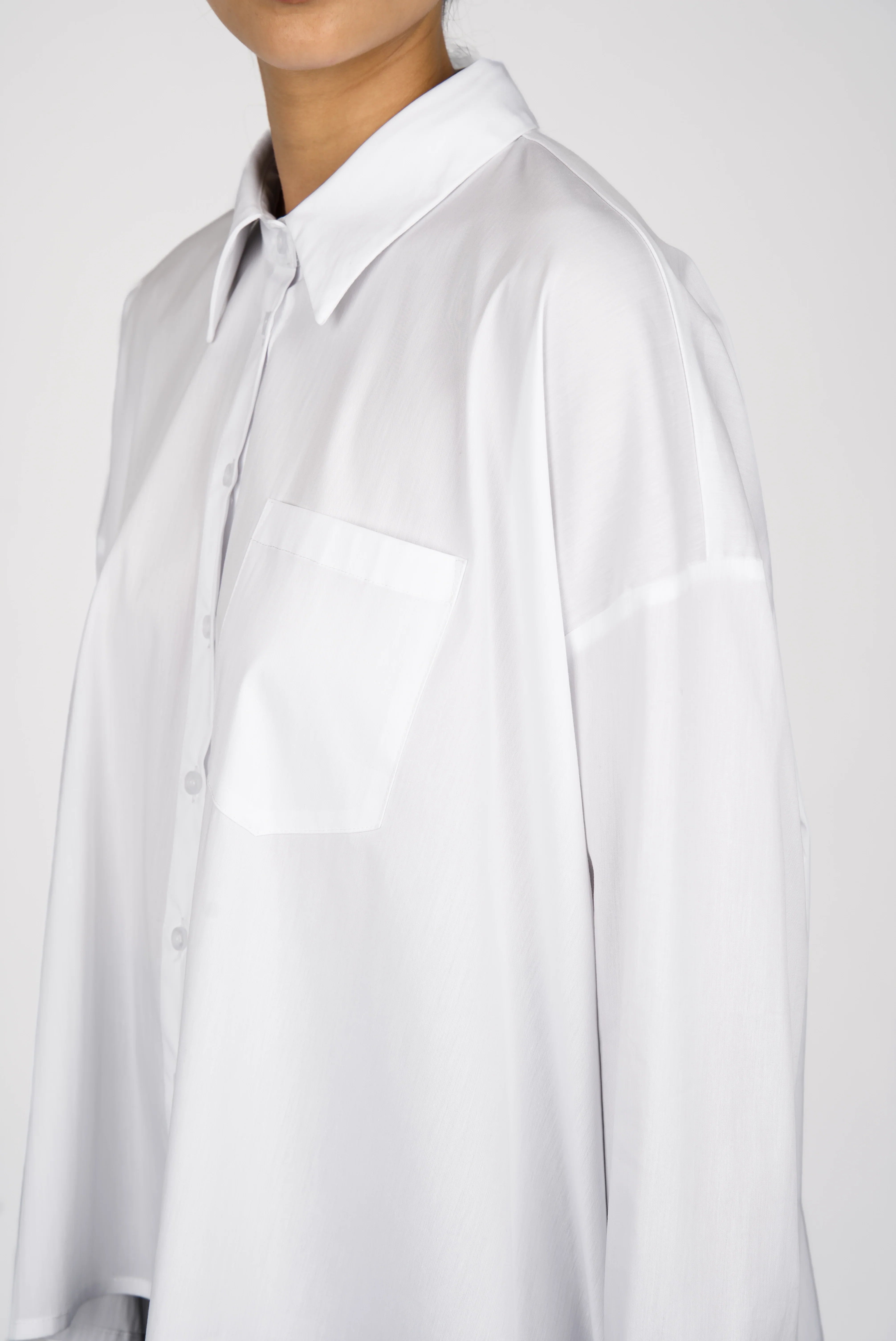 TIALY oversized blouse in poplin