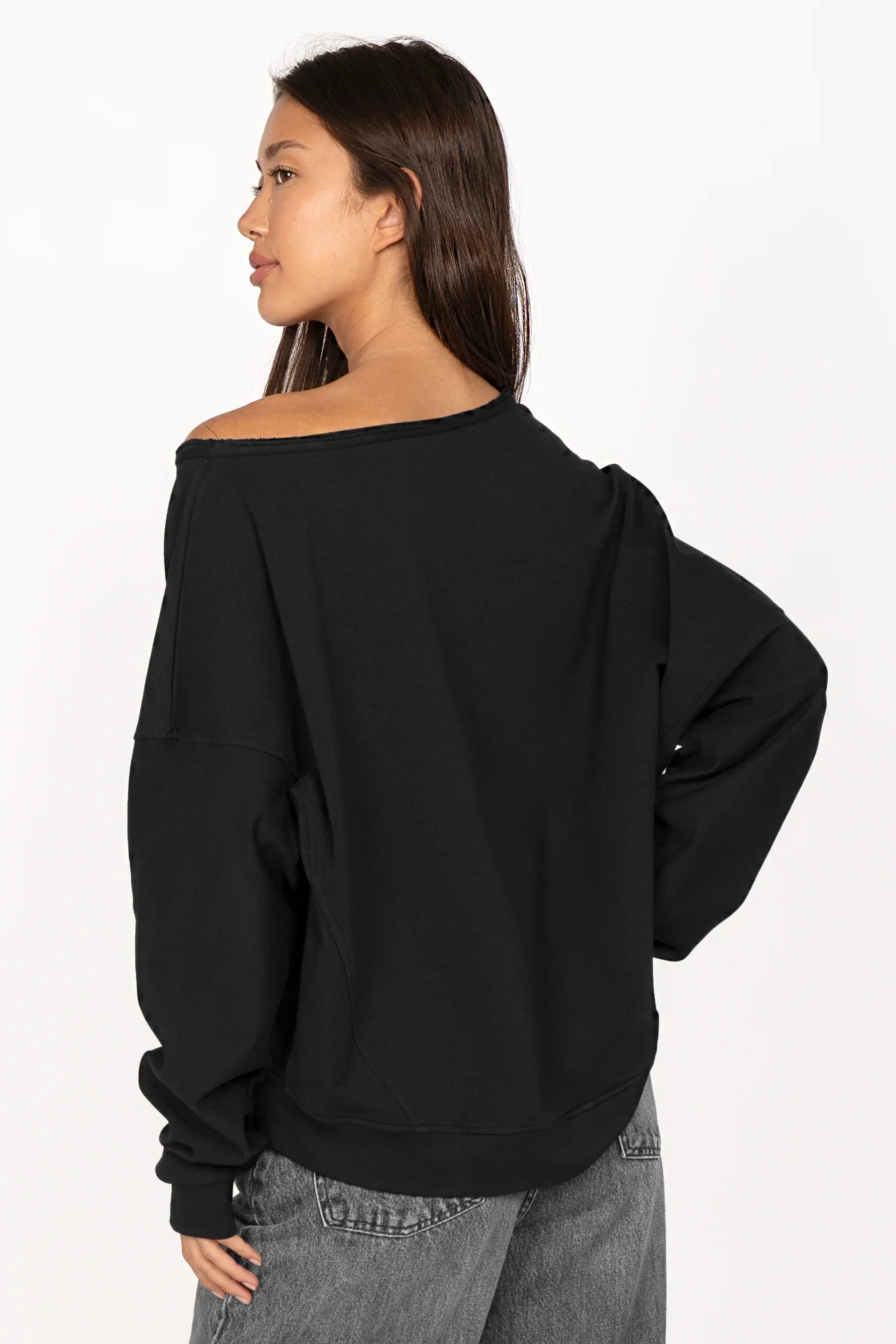 TIMAJ One Shoulder Sweater