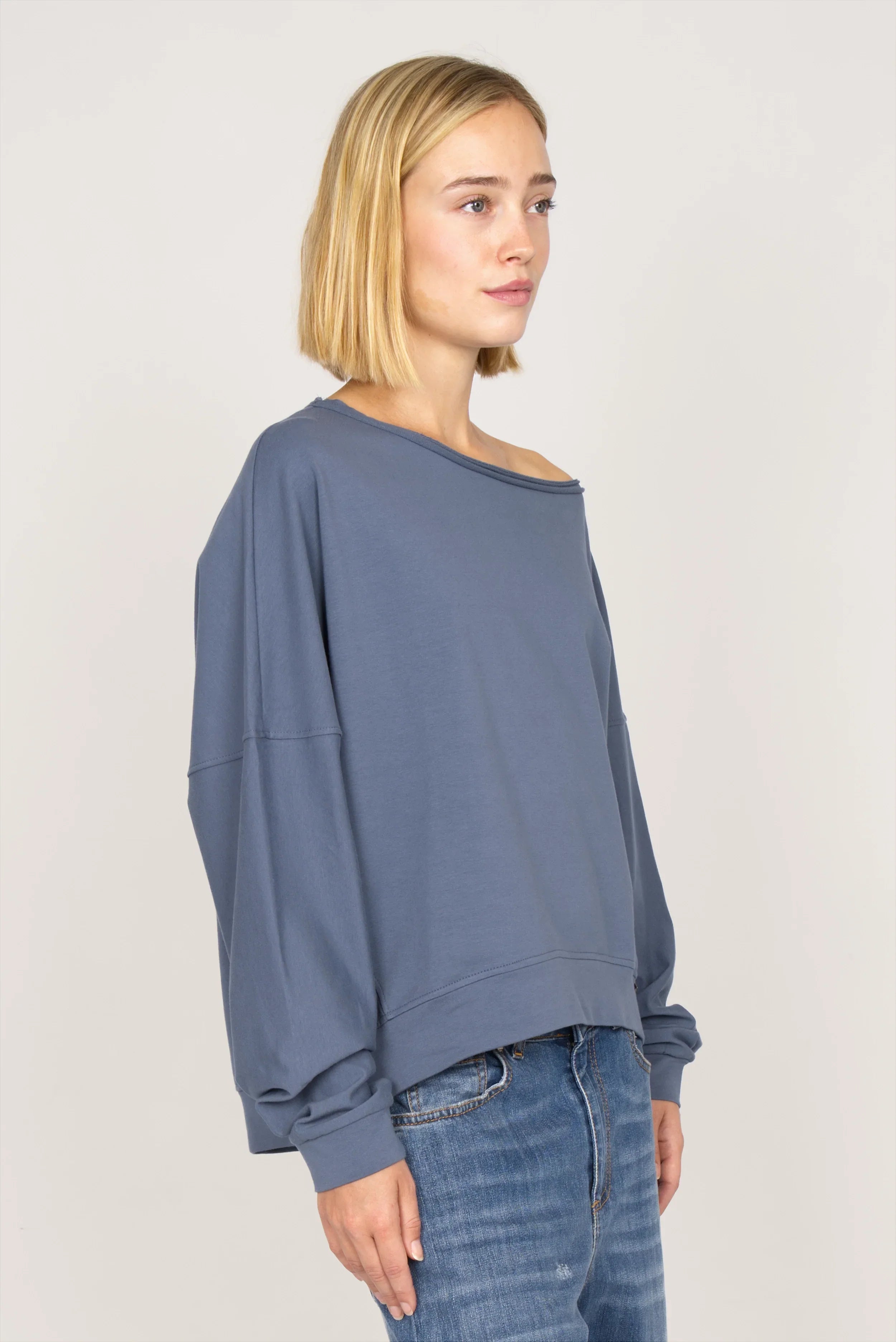 TIMAJ One Shoulder Sweater