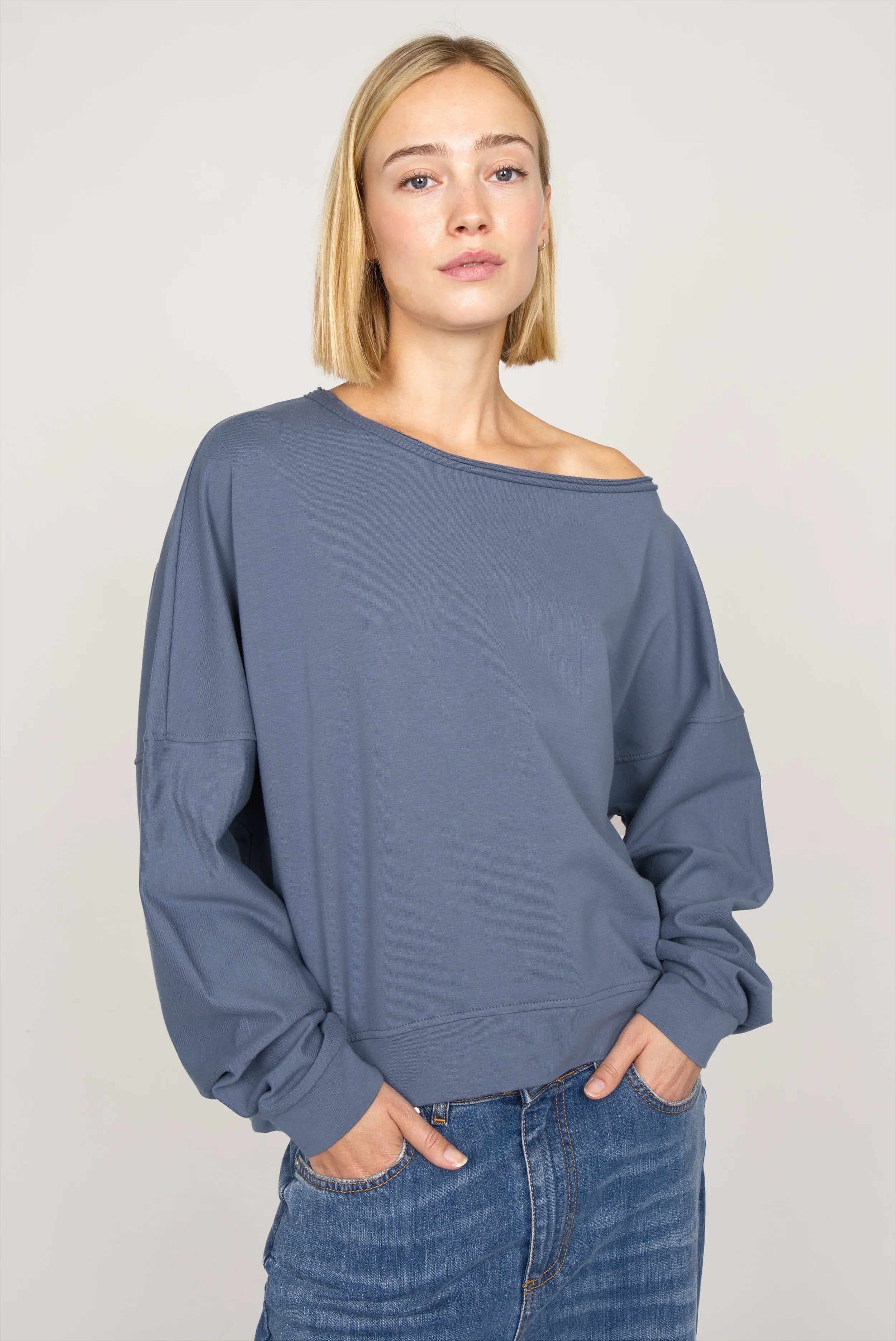 TIMAJ One Shoulder Sweater
