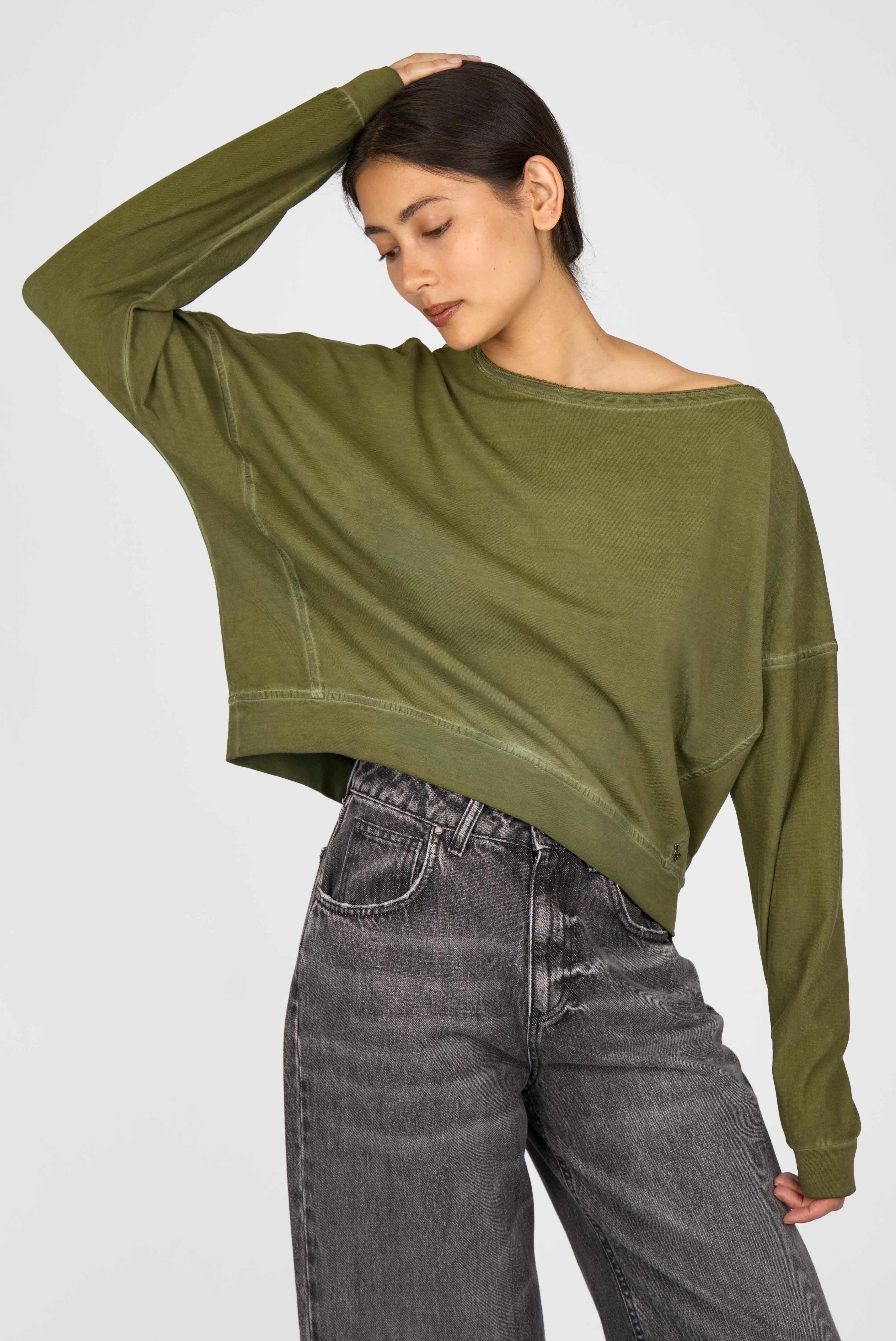 TIMAJ revive one shoulder sweater