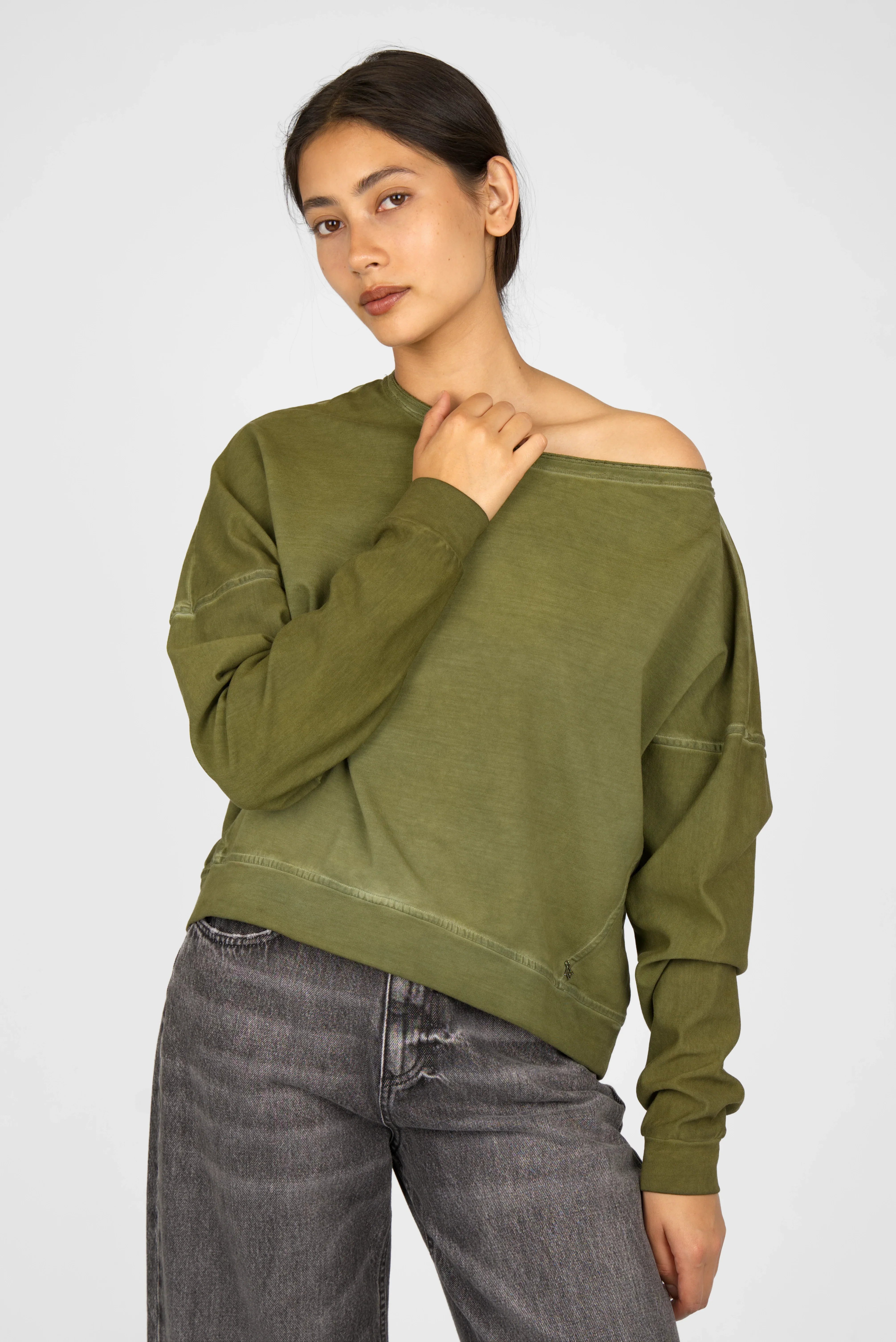 TIMAJ revive one shoulder sweater