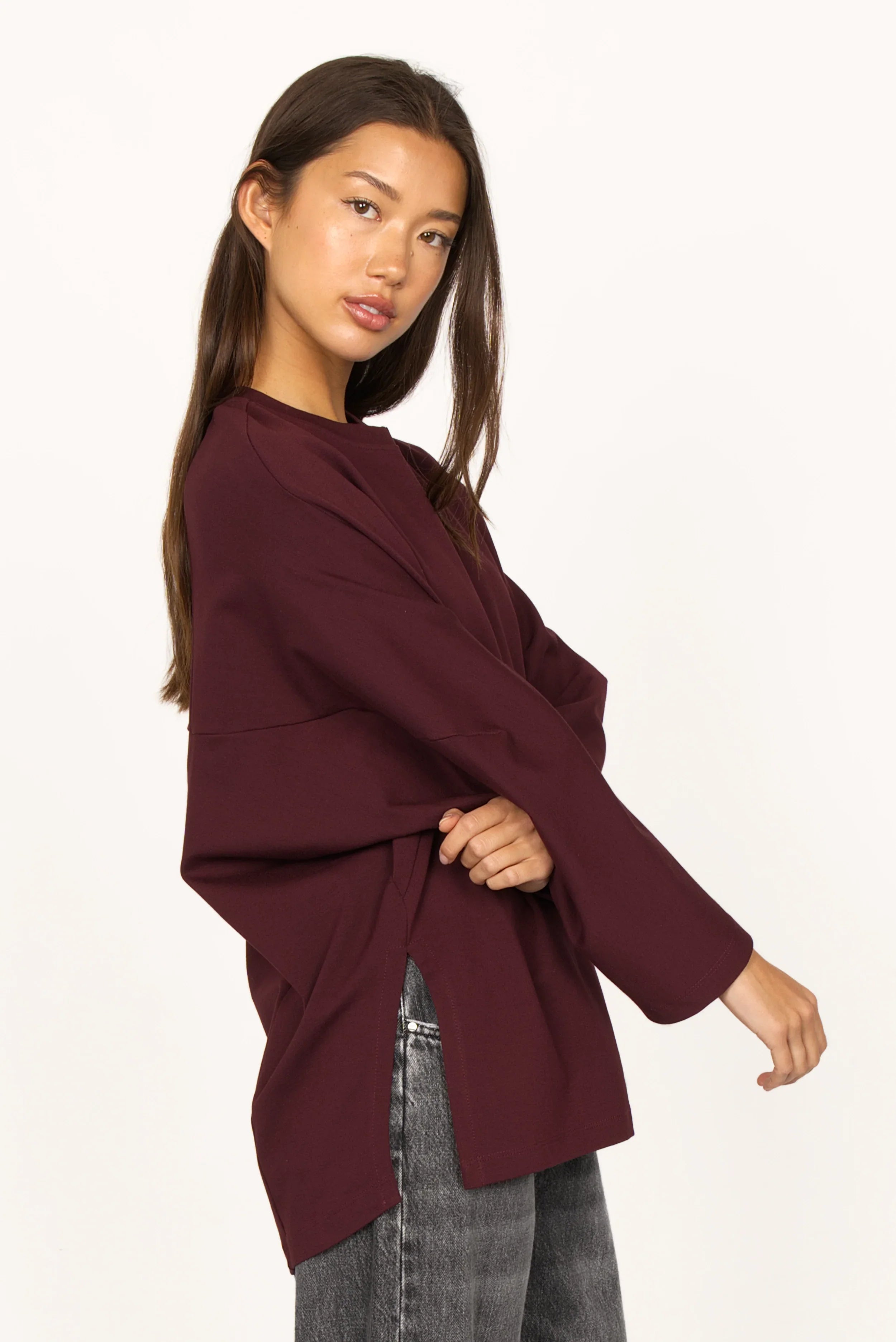 TOOVE Shirt made from medium-weight interlock jersey