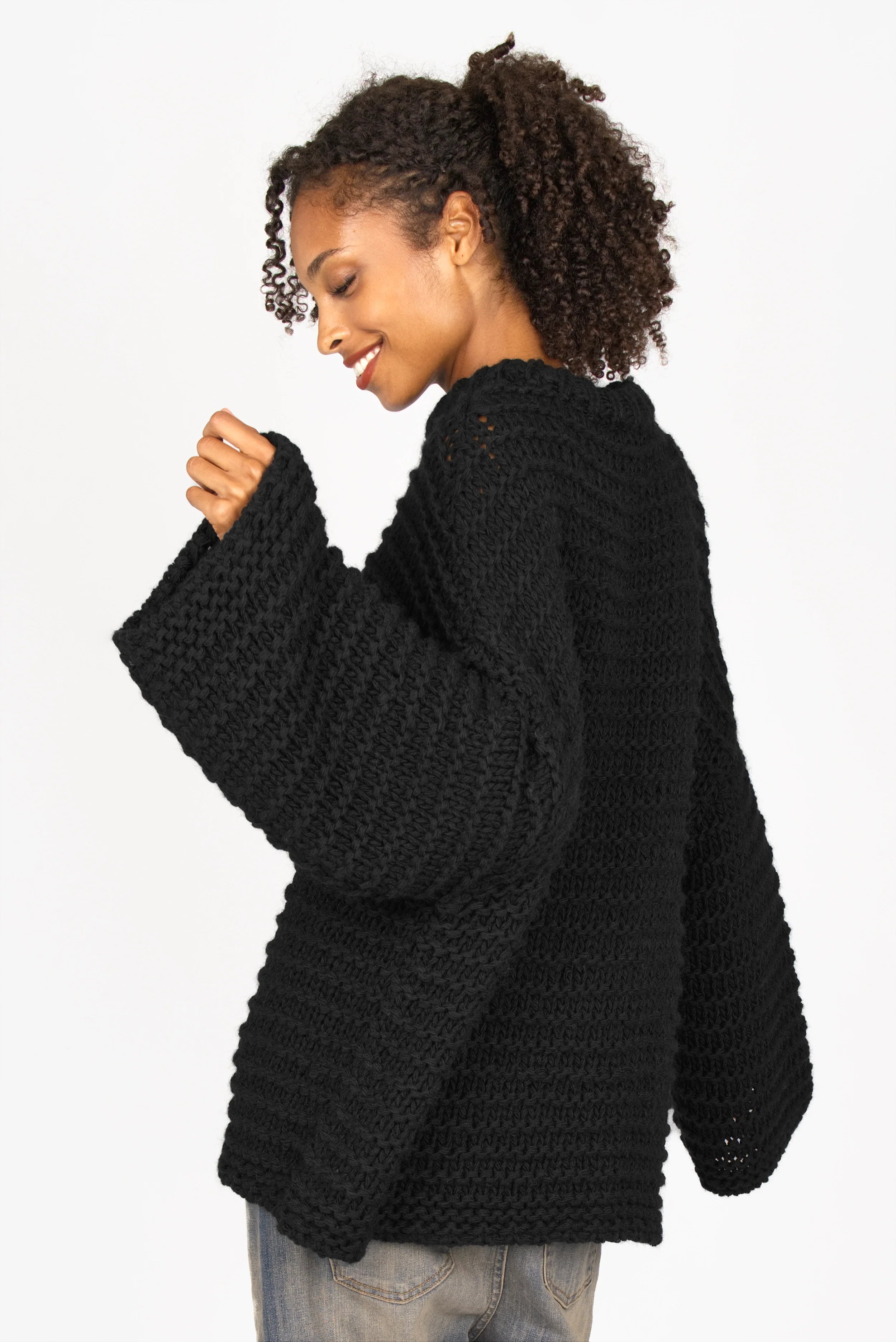VAILE oversized chunky knit sweater