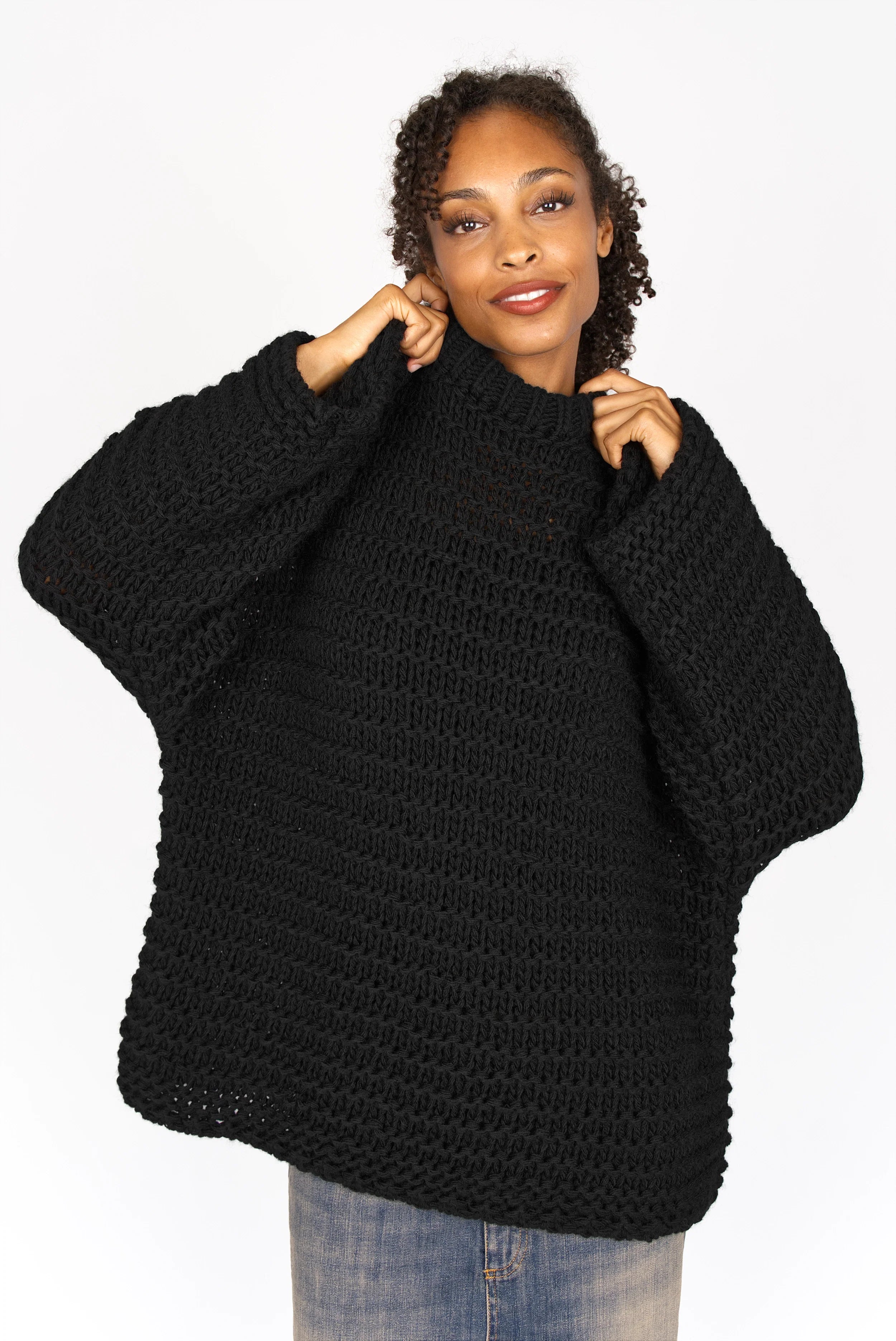 VAILE oversized chunky knit sweater