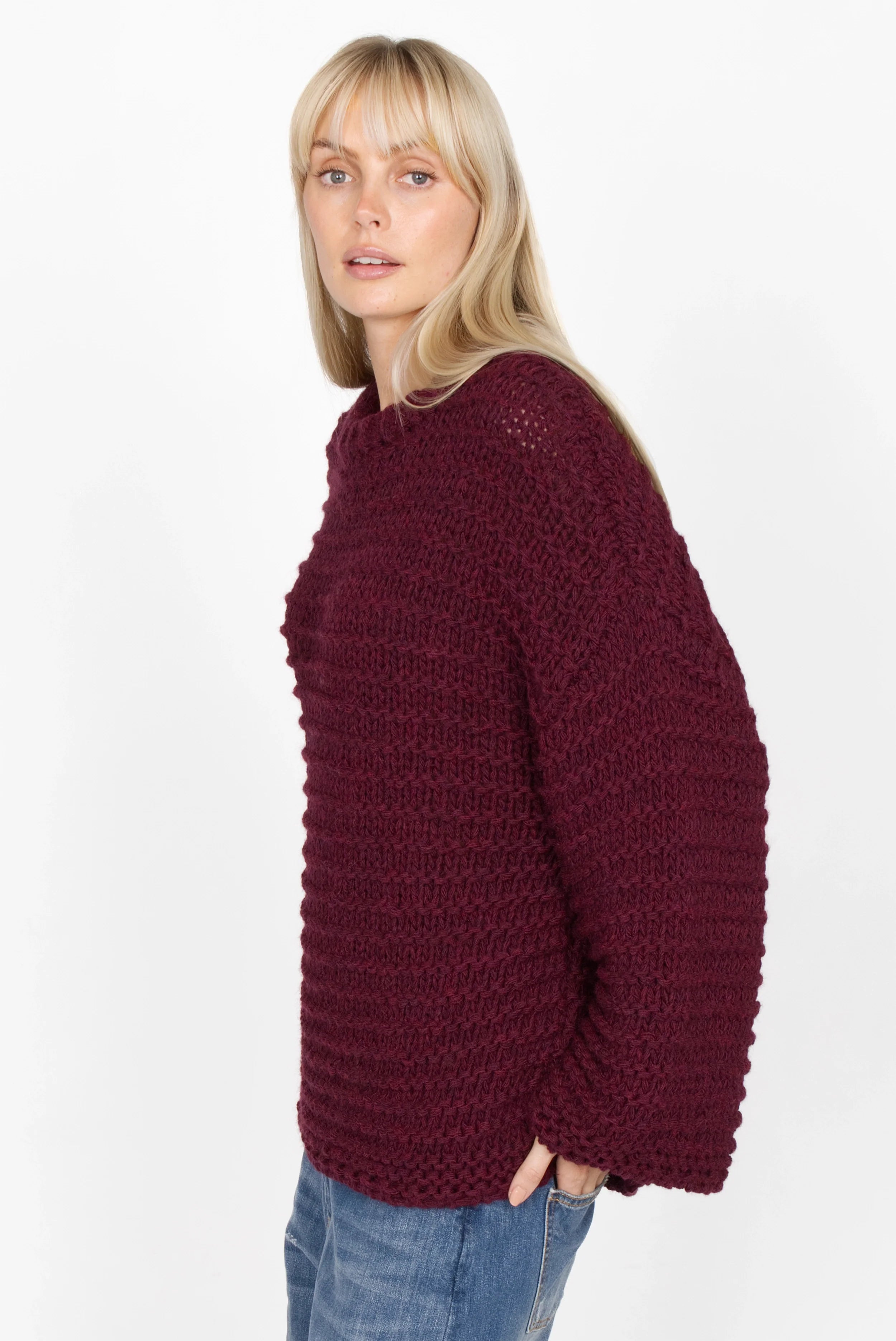 VAILE oversized chunky knit sweater