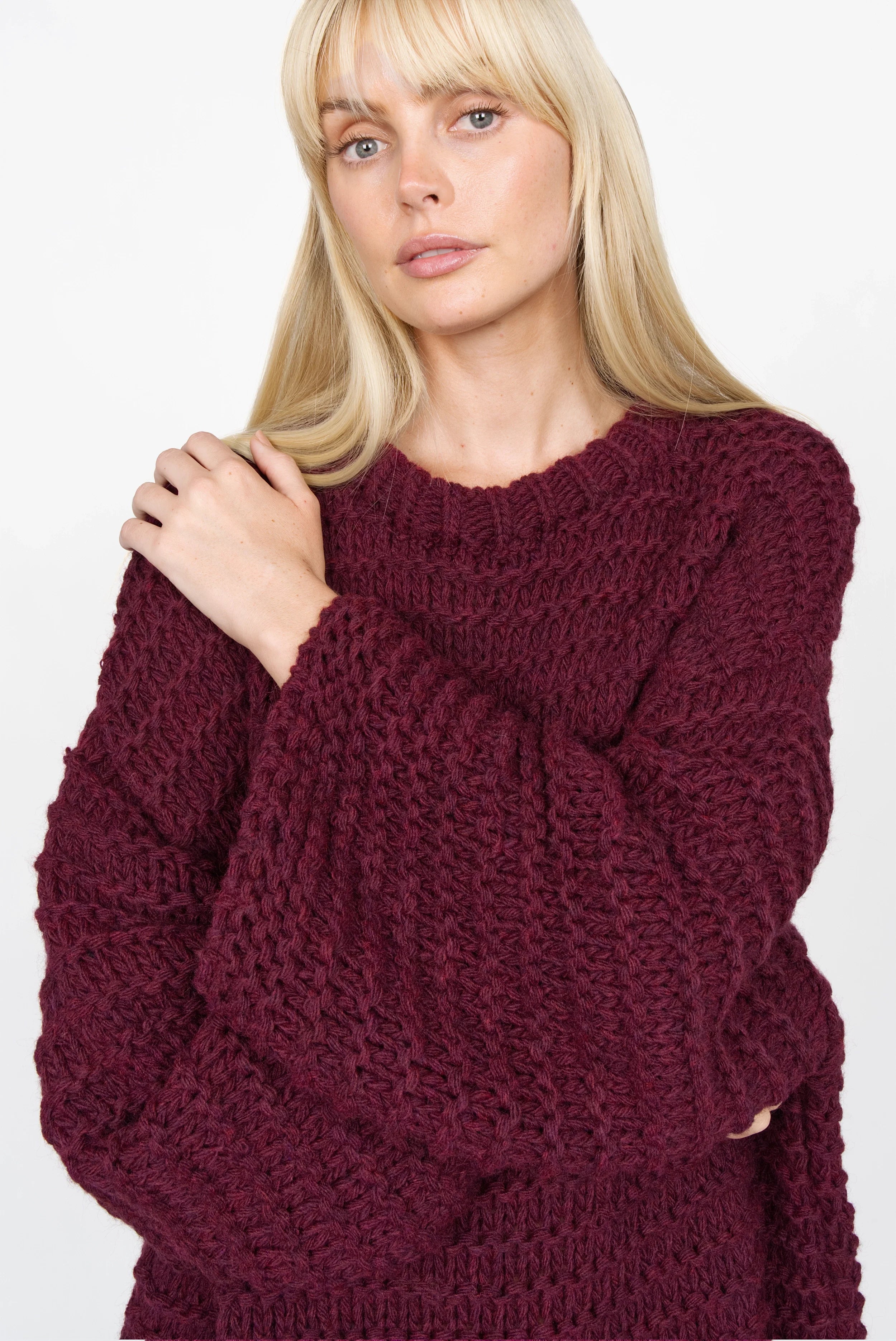 VAILE oversized chunky knit sweater