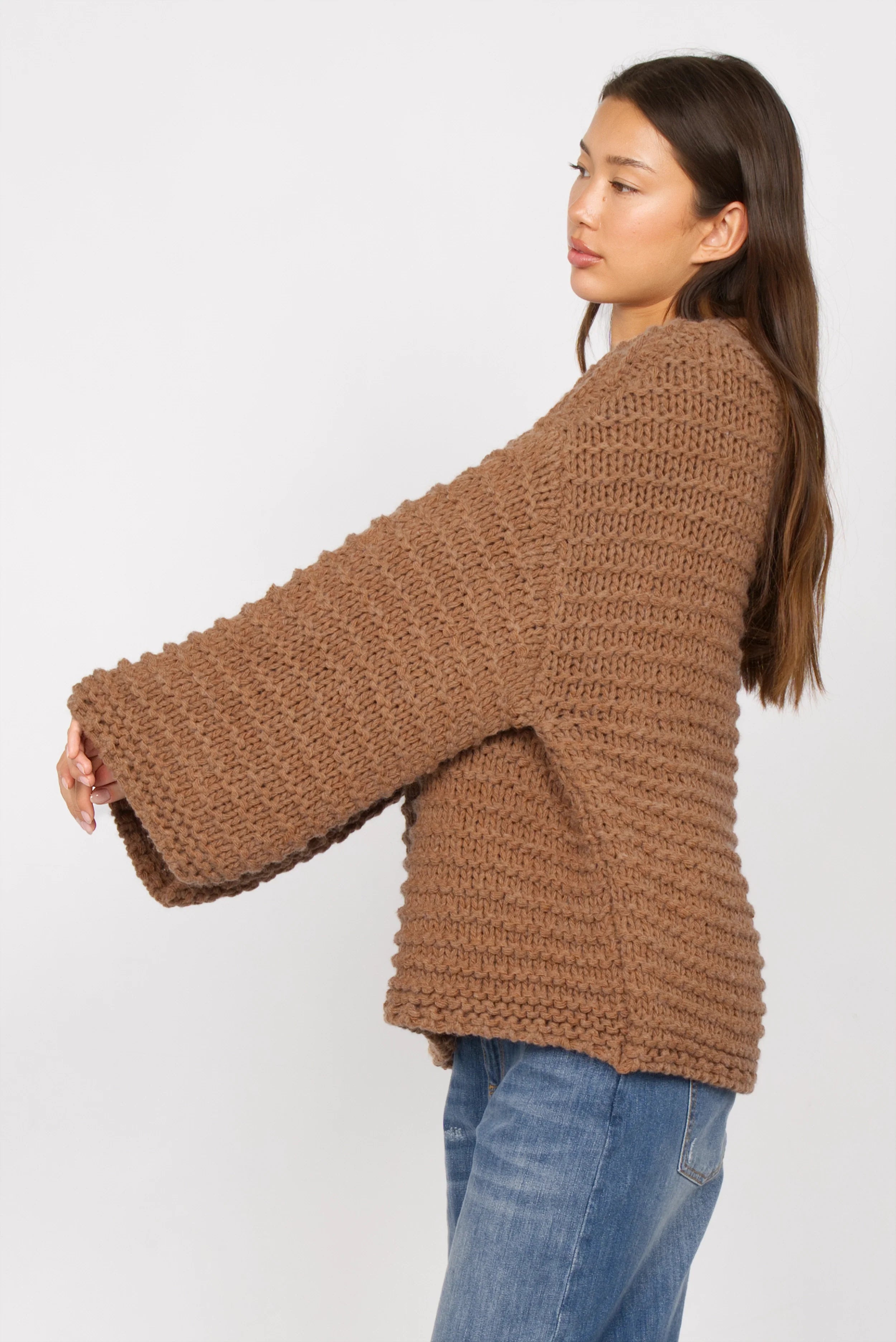 VAILE oversized chunky knit sweater