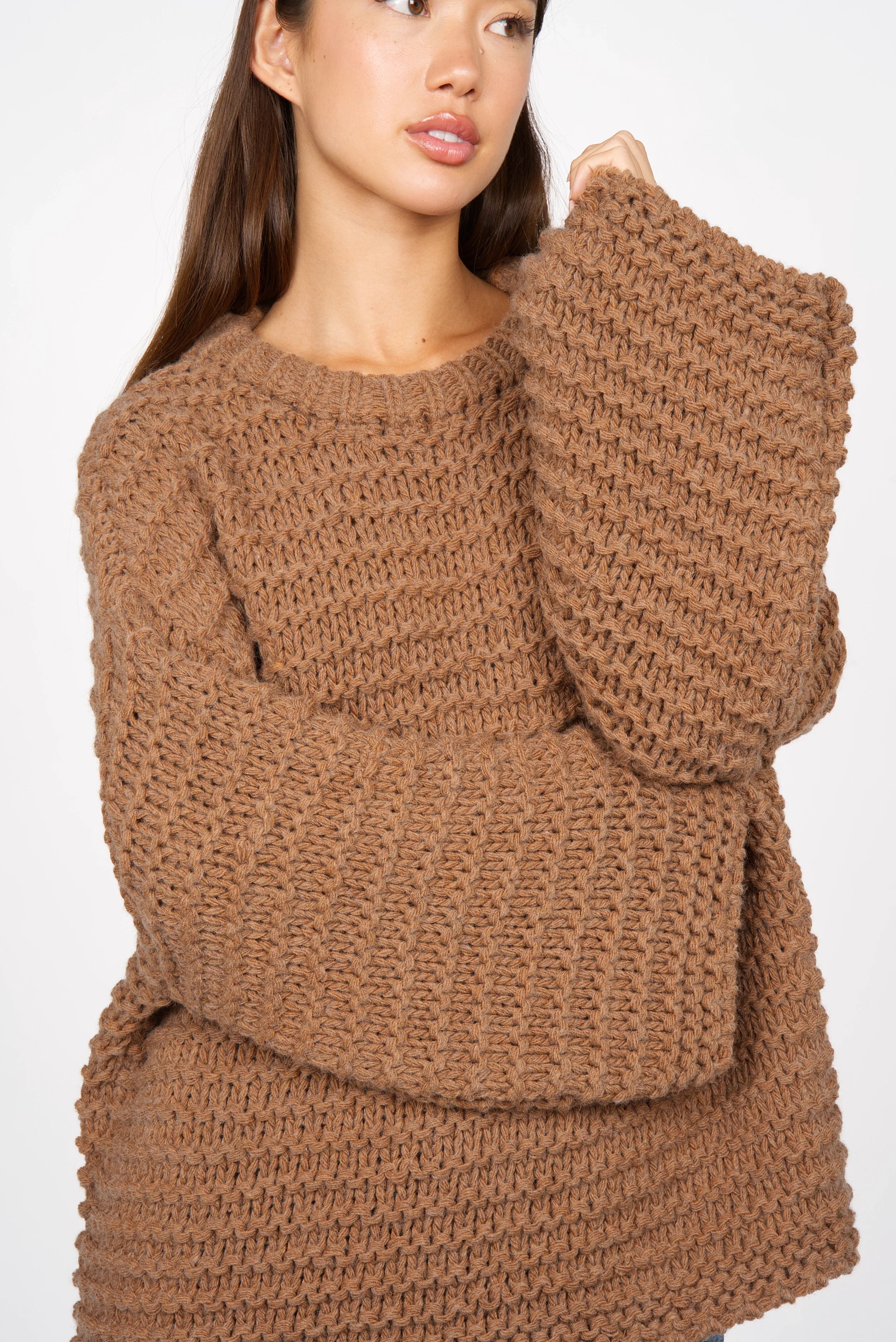 VAILE oversized chunky knit sweater