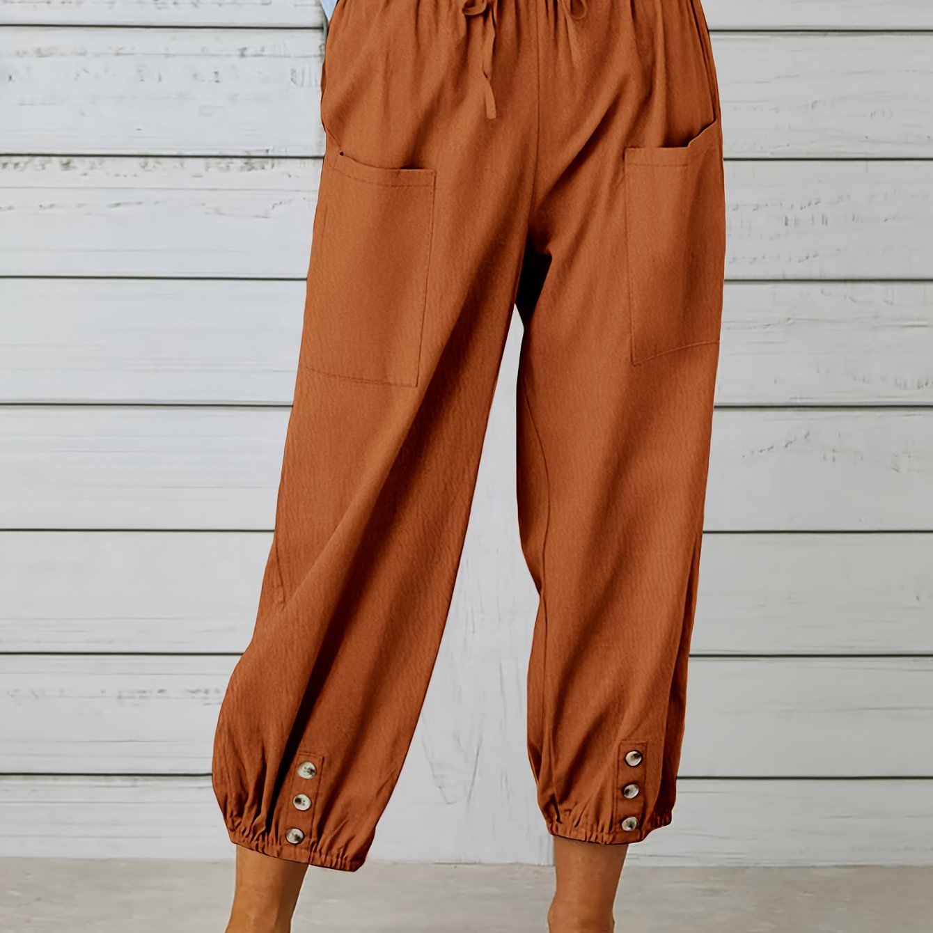 Kate - Wide Leg Capri Pants - Nora & Ivy Boutique