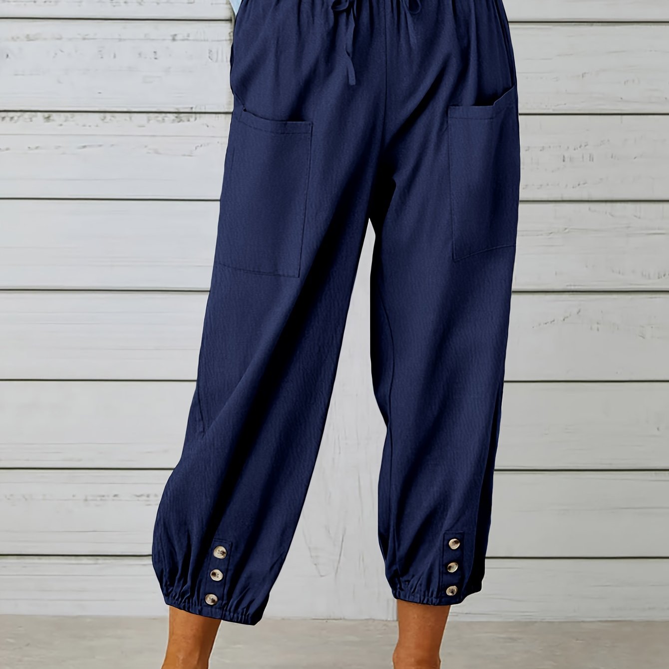 Kate - Wide Leg Capri Pants - Nora & Ivy Boutique