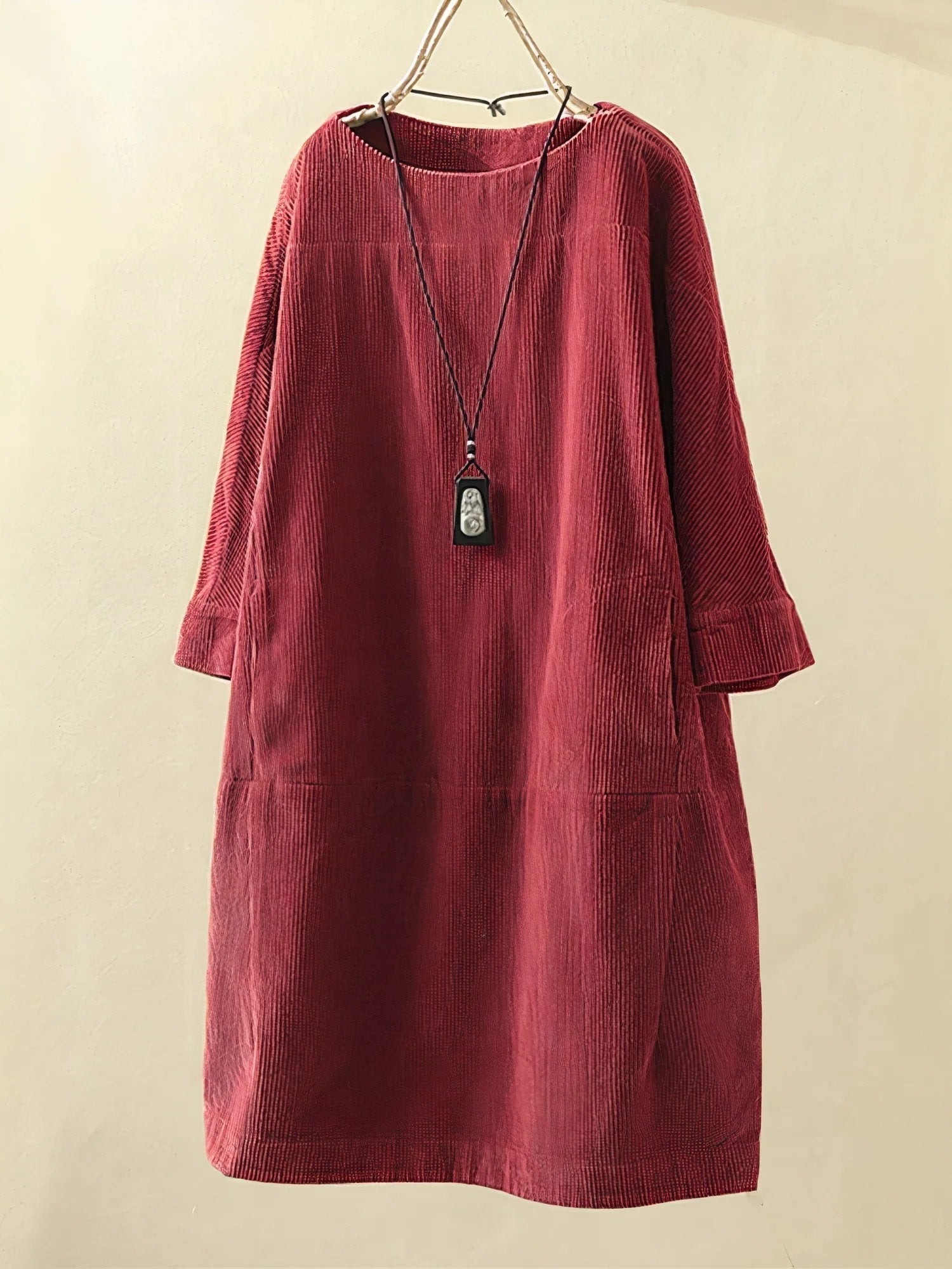 Ellie | Corduroy Tunic Dress - Nora & Ivy Boutique