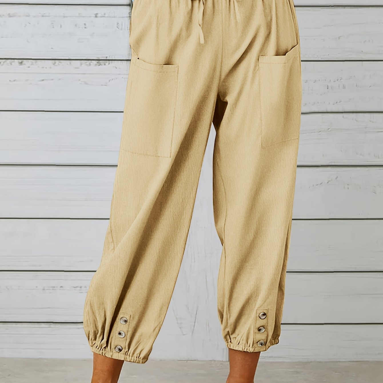 Kate - Wide Leg Capri Pants - Nora & Ivy Boutique