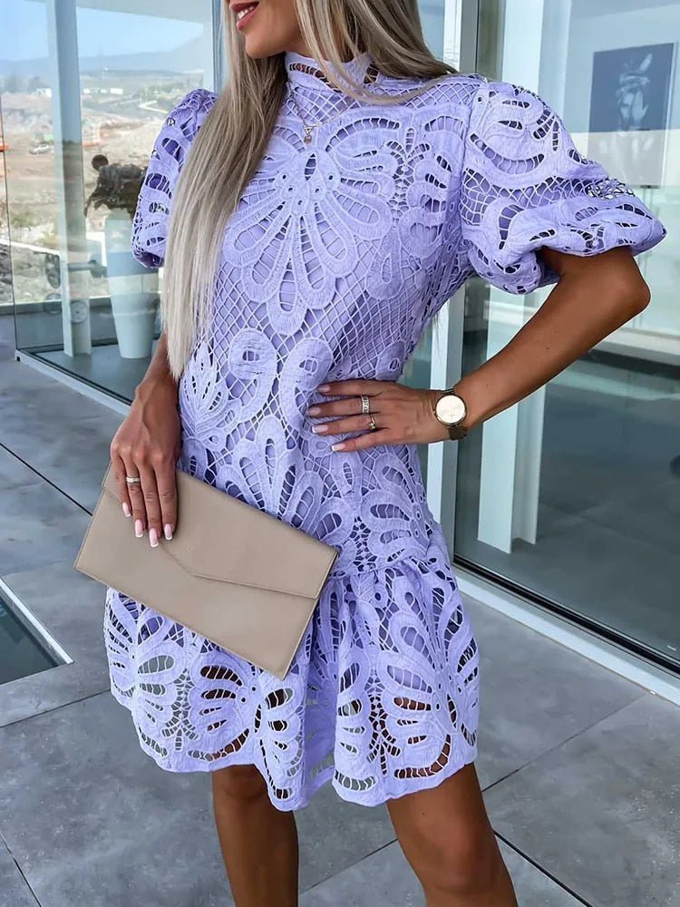 Juliette | Lace Midi Dress - Nora & Ivy Boutique