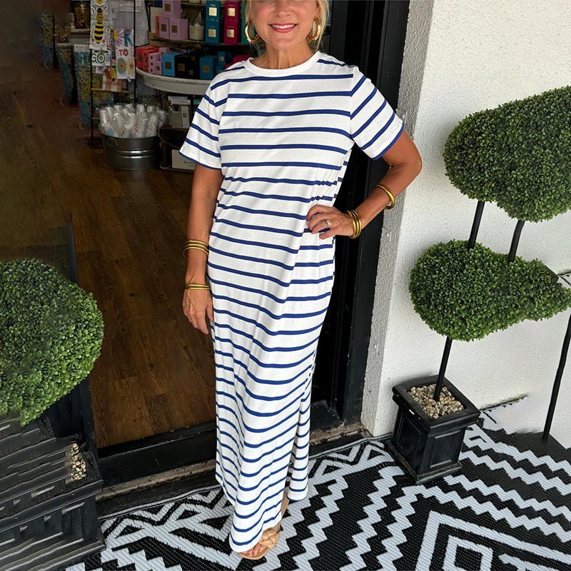 Ivia | Striped Maxi Dress - Nora & Ivy Boutique