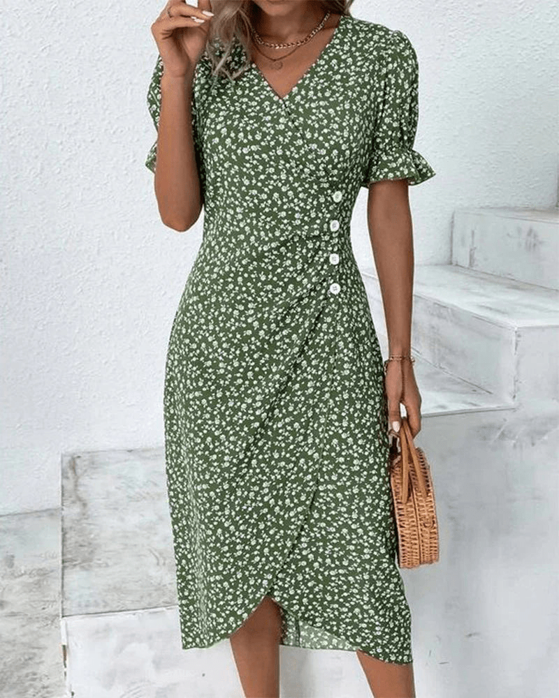 Delaney | Graceful Wrap Dress - Nora & Ivy Boutique