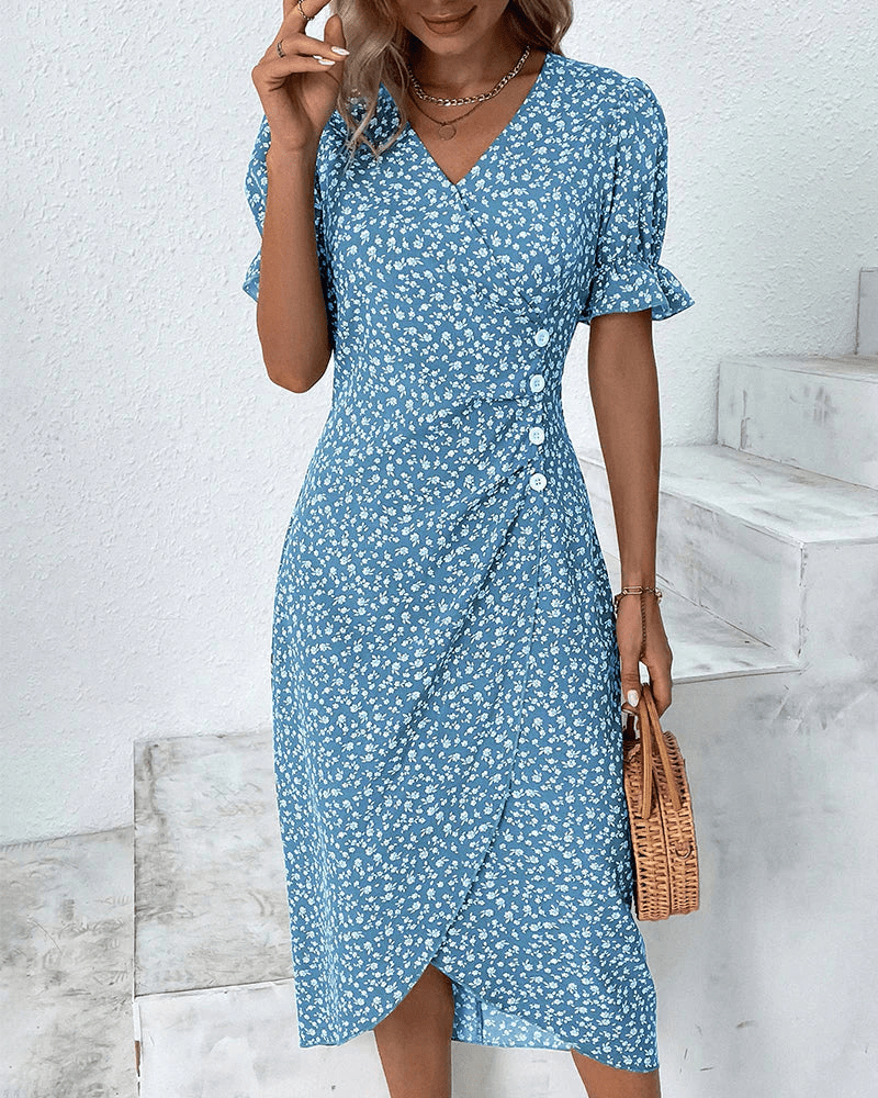 Delaney | Graceful Wrap Dress - Nora & Ivy Boutique
