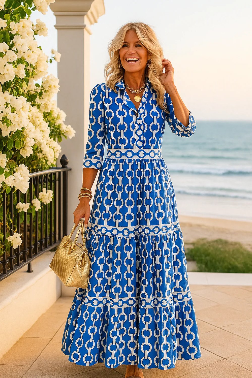 Daynara | Timeless Patterned Dress - Nora & Ivy Boutique