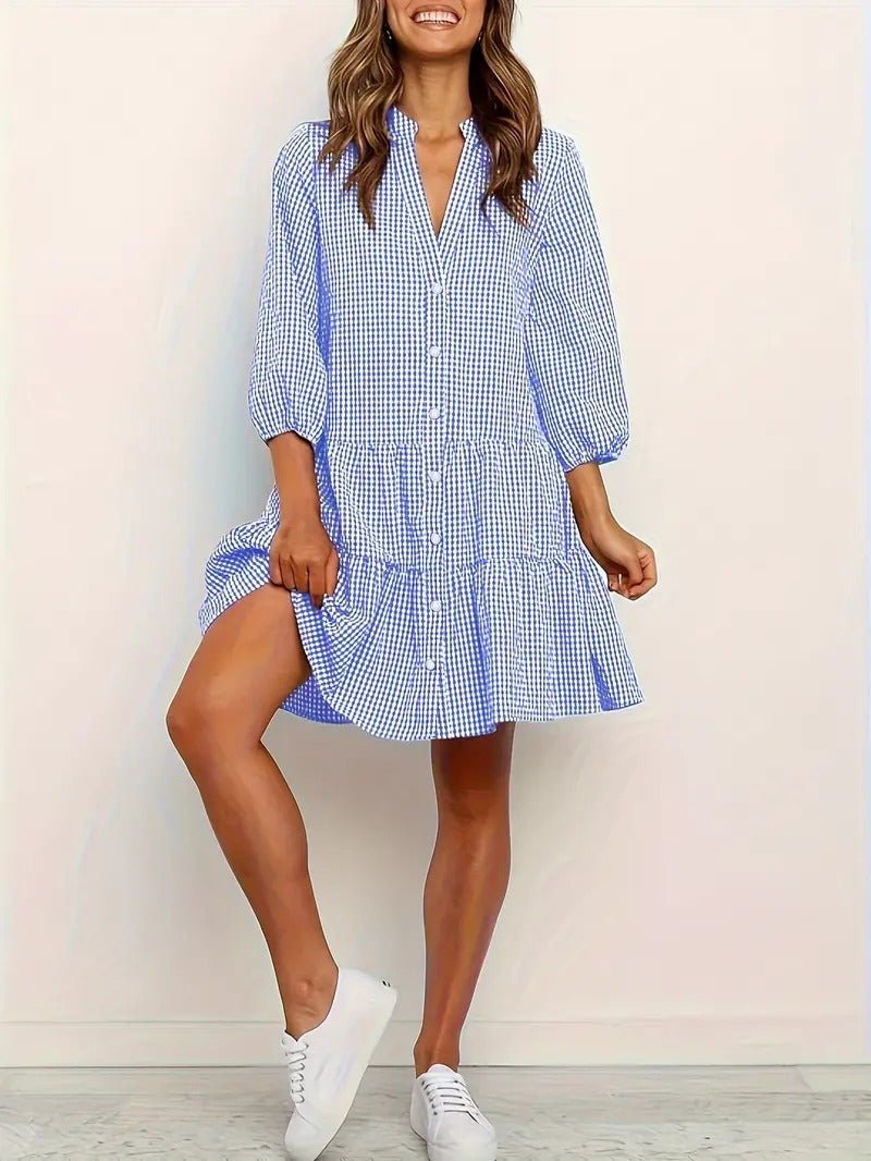 Calio | Gingham Dream Dress - Nora & Ivy Boutique