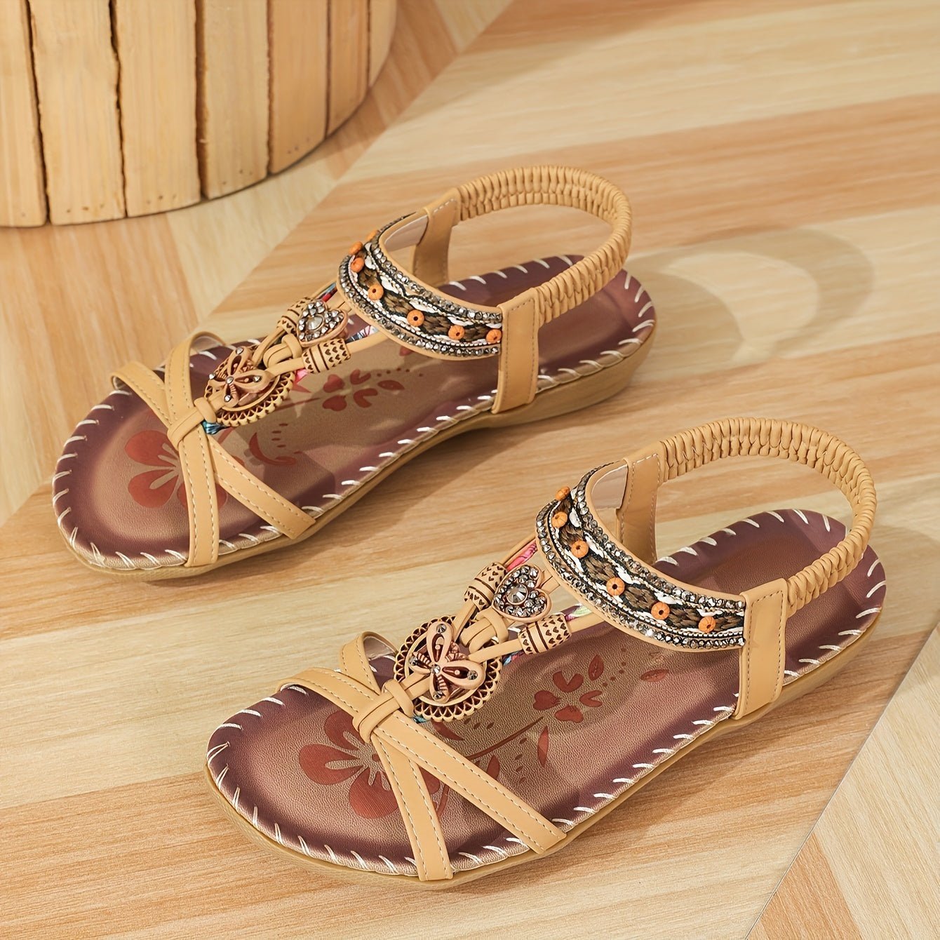 Nalu | Boho Flat Sandals - Nora & Ivy Boutique