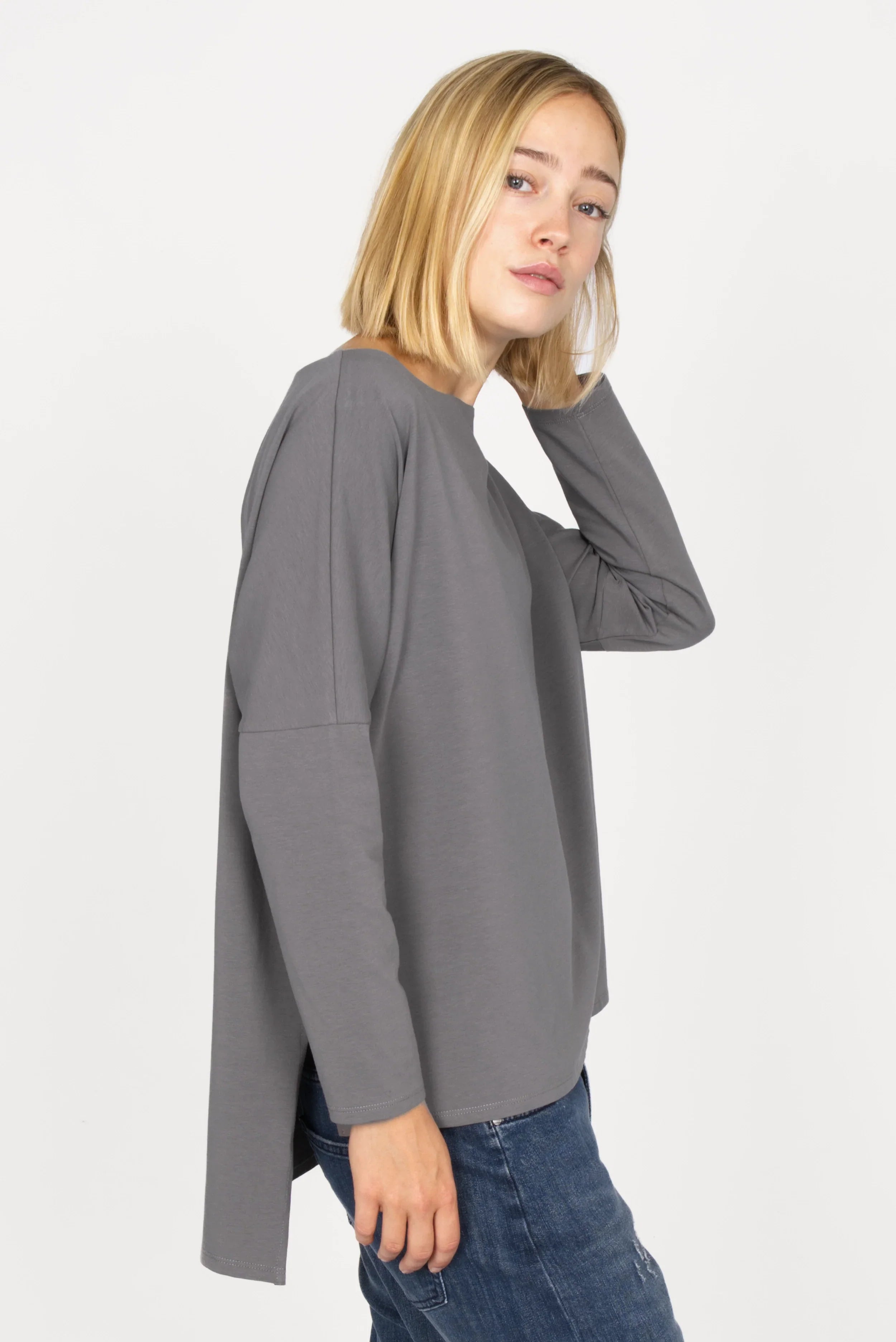 AMALEA relaxed fit longsleeve