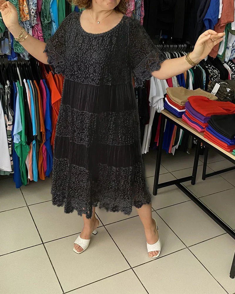 Alba | Casual Lace Dress - Nora & Ivy Boutique