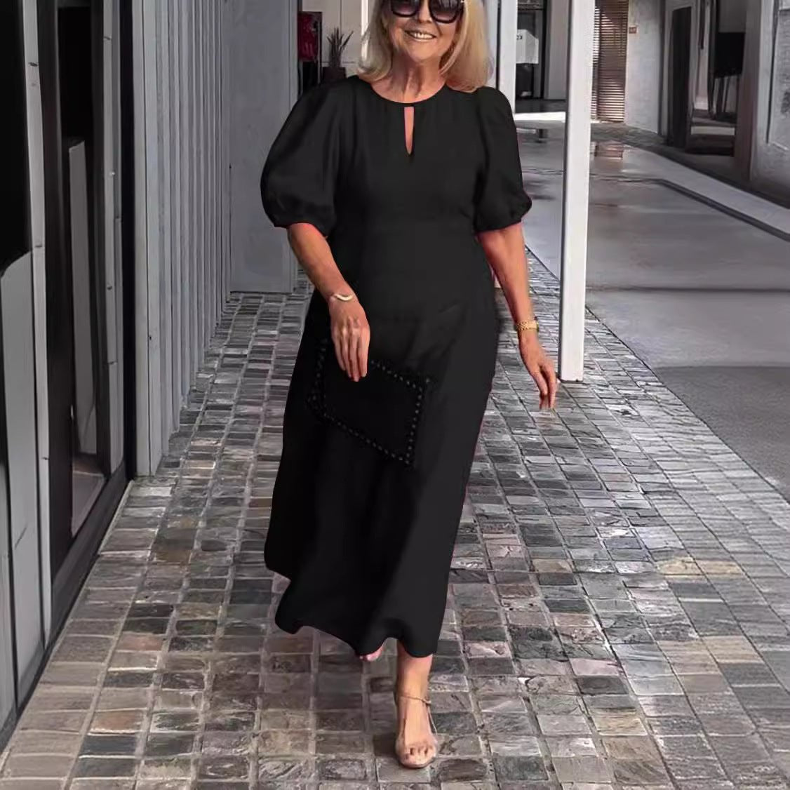 Angela | Coastal Escape Midi Dress - Nora & Ivy Boutique