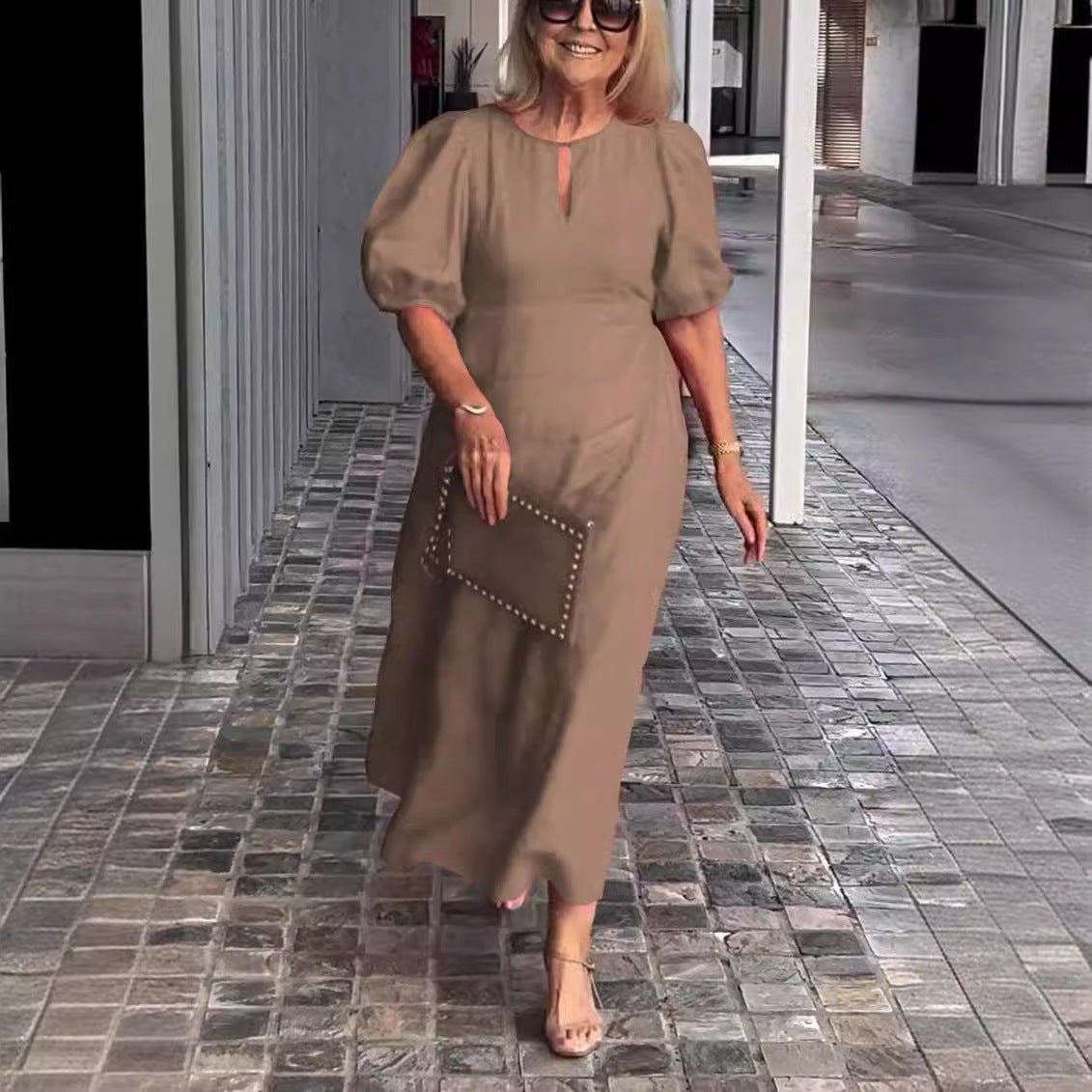 Angela | Coastal Escape Midi Dress - Nora & Ivy Boutique