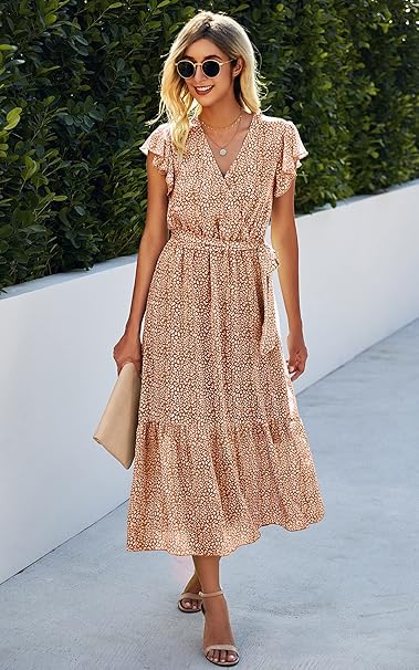 Melissa | Front Tie Detail Maxi Dress - Nora & Ivy Boutique