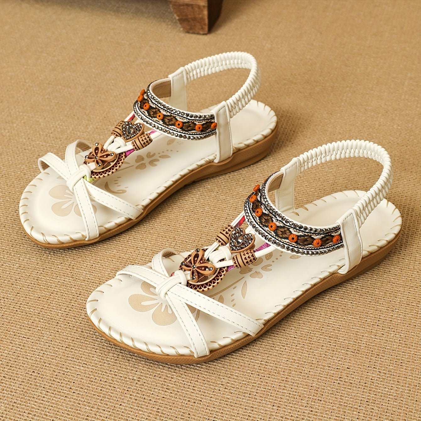 Nalu | Boho Flat Sandals - Nora & Ivy Boutique