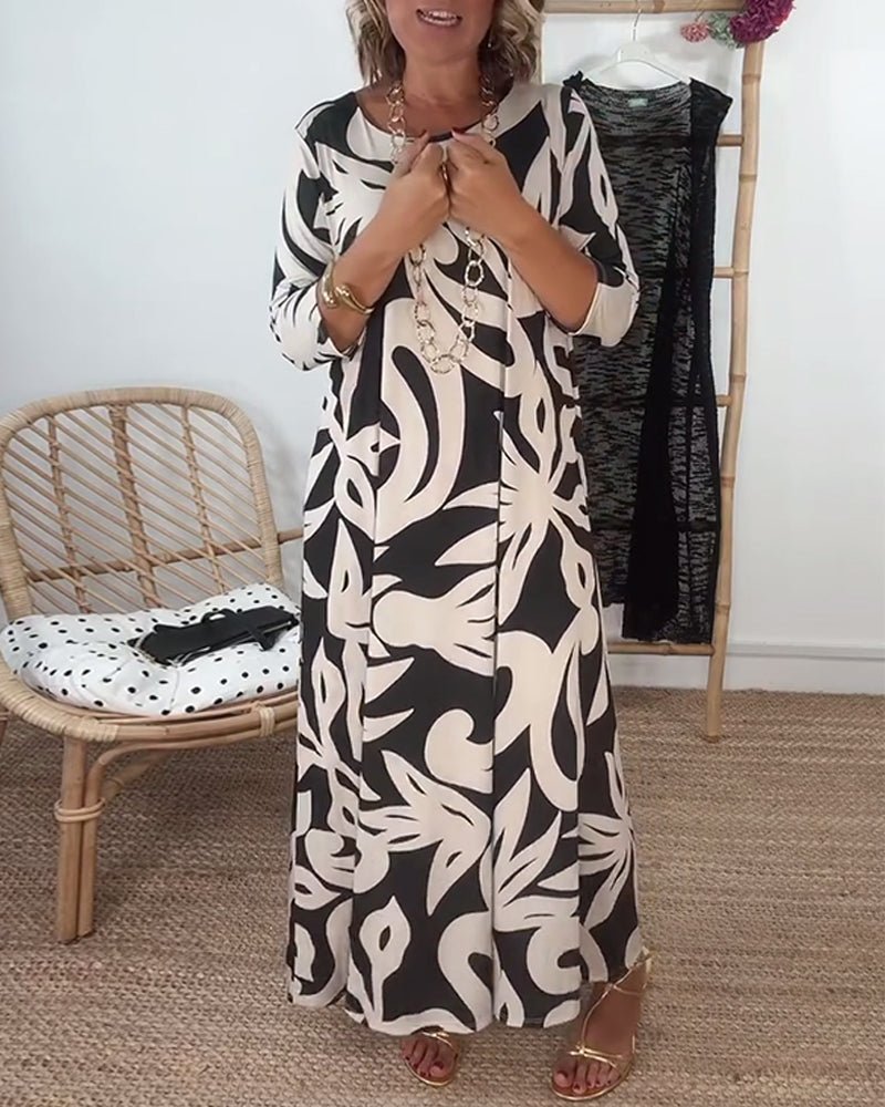 Gwyneth | Elegant Long Dress - Nora & Ivy Boutique