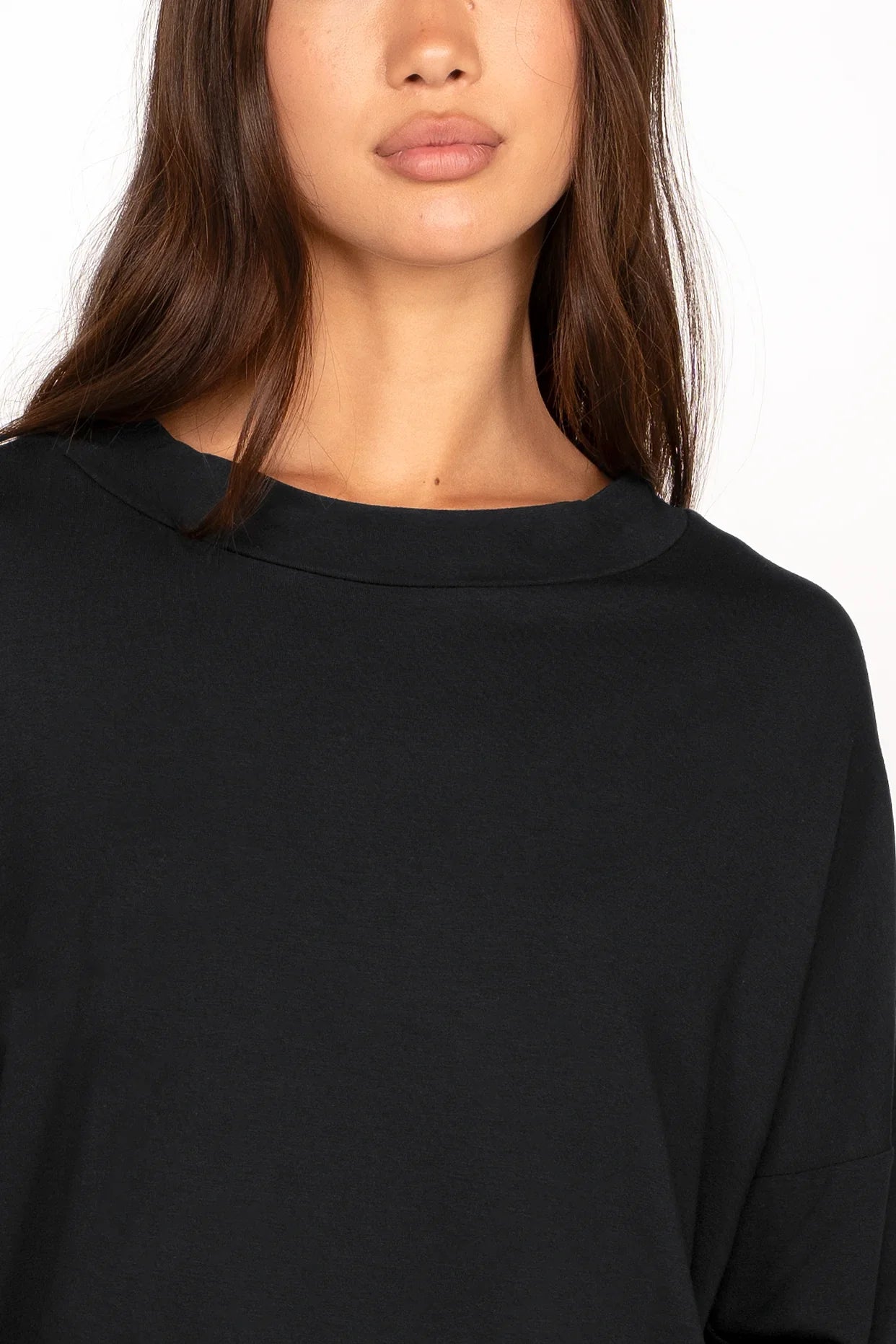ALFERA long-sleeved shirt made from lightweight viscose jersey