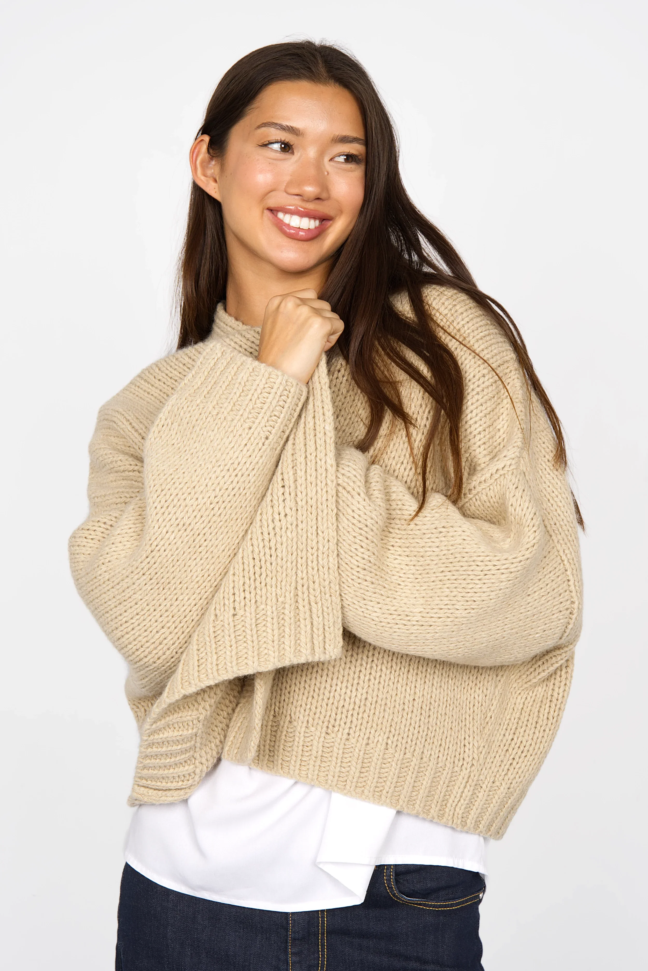 ALIXA cropped cardigan