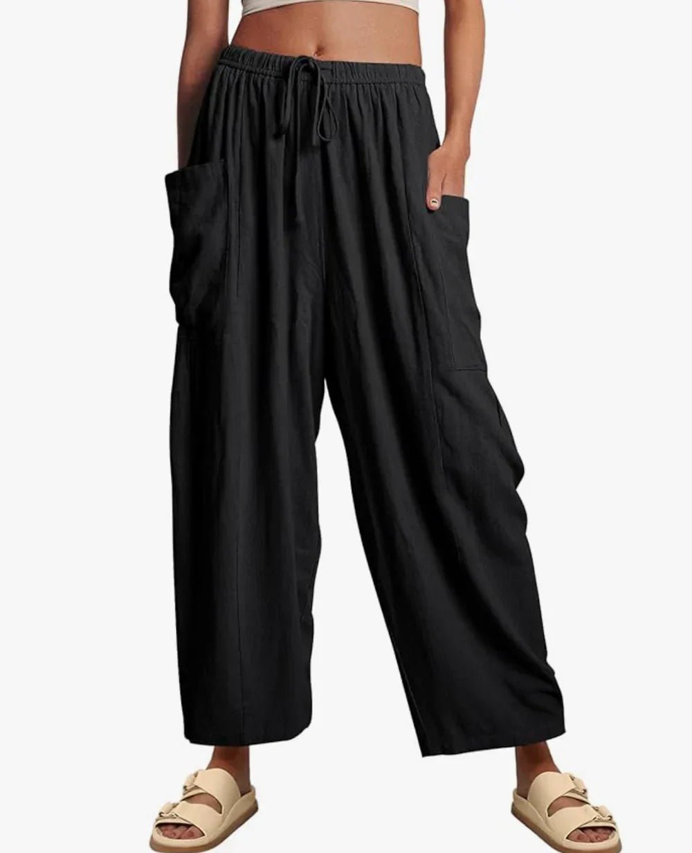 Grace - Dawn Wide - Leg Pocket Trousers - Nora & Ivy Boutique