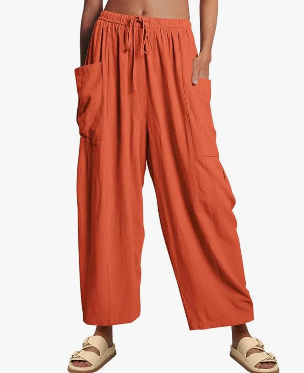 Grace - Dawn Wide - Leg Pocket Trousers - Nora & Ivy Boutique