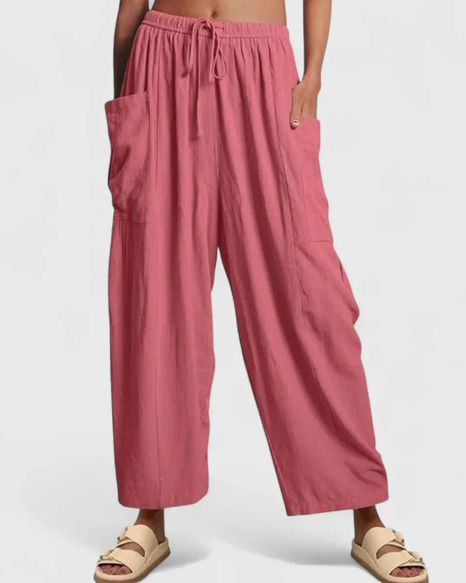 Grace - Dawn Wide - Leg Pocket Trousers - Nora & Ivy Boutique