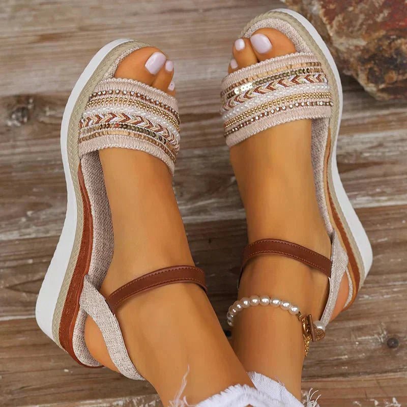 Dixie | Seaside Breeze Sandals - Nora & Ivy Boutique