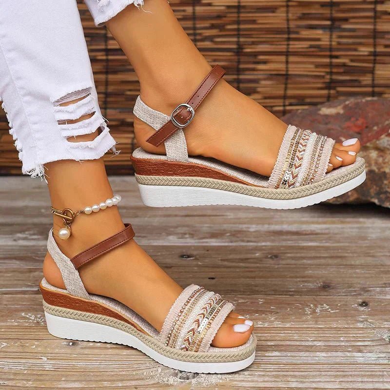 Dixie | Seaside Breeze Sandals - Nora & Ivy Boutique
