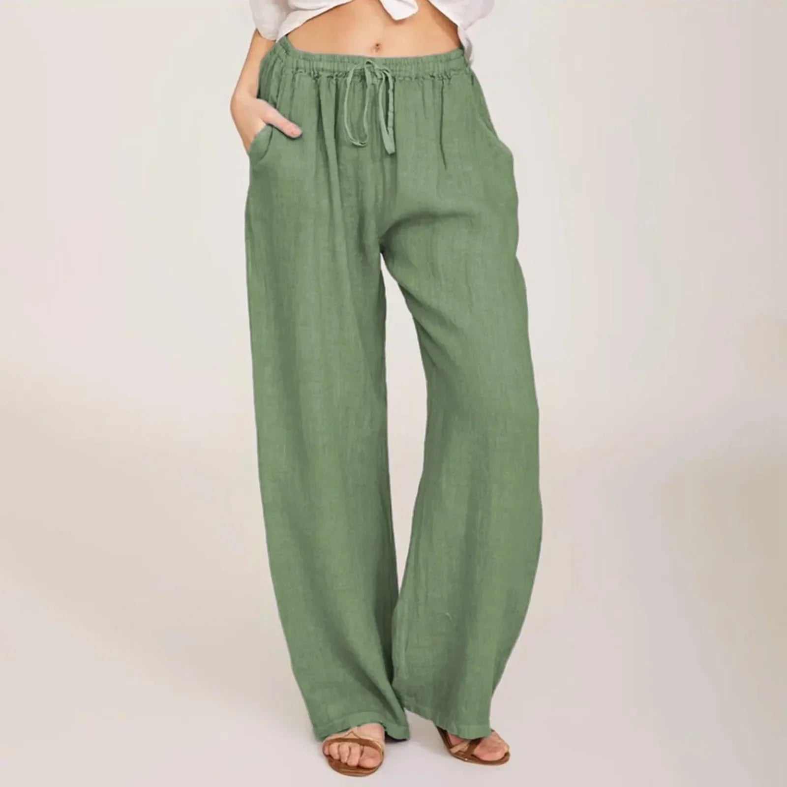 Eliza - Easy Flow Wide - Leg Trousers - Nora & Ivy Boutique