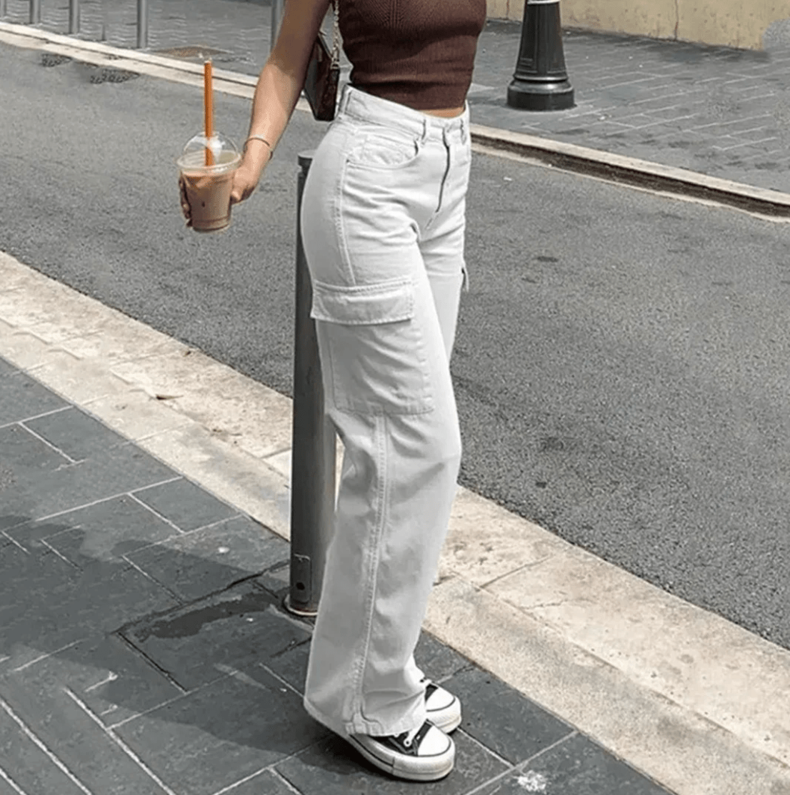 Melanie™ | Women's Cargo Trousers - Nora & Ivy Boutique