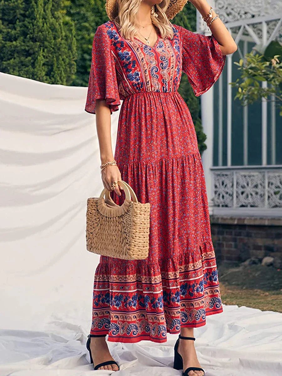Rumi | Boho Summer Elegance Dress - Nora & Ivy Boutique