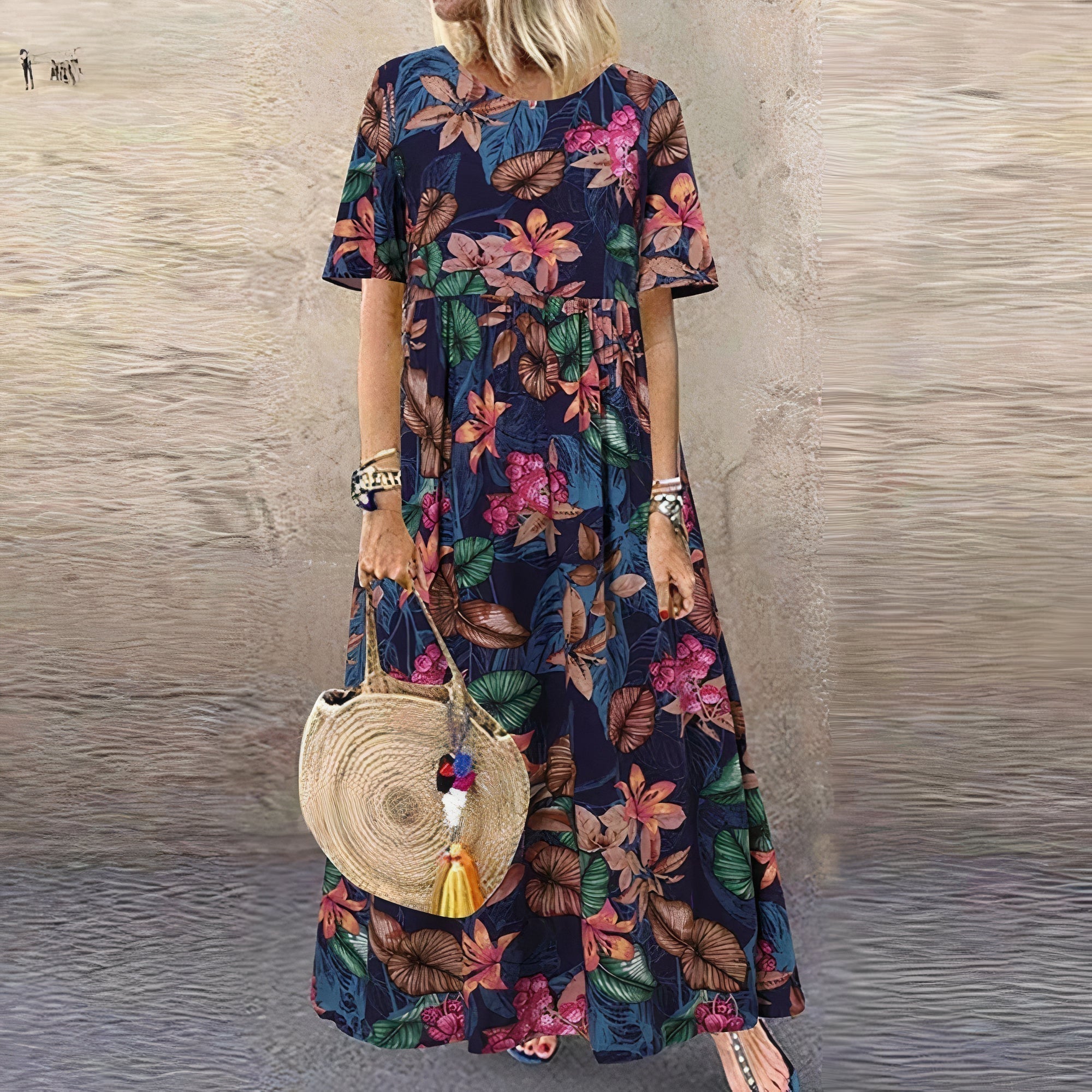 Selene | Elegant Floral Maxi Dress - Nora & Ivy Boutique
