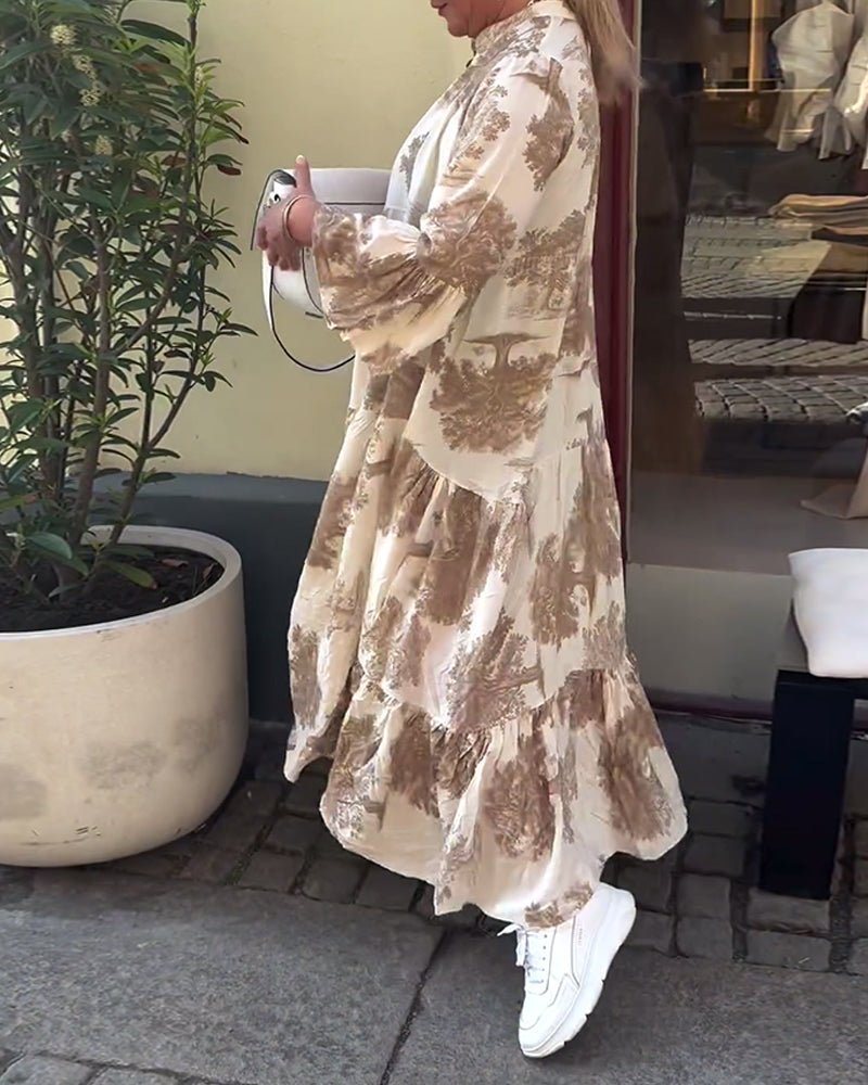 Della | Long Elegant Flow Dress - Nora & Ivy Boutique