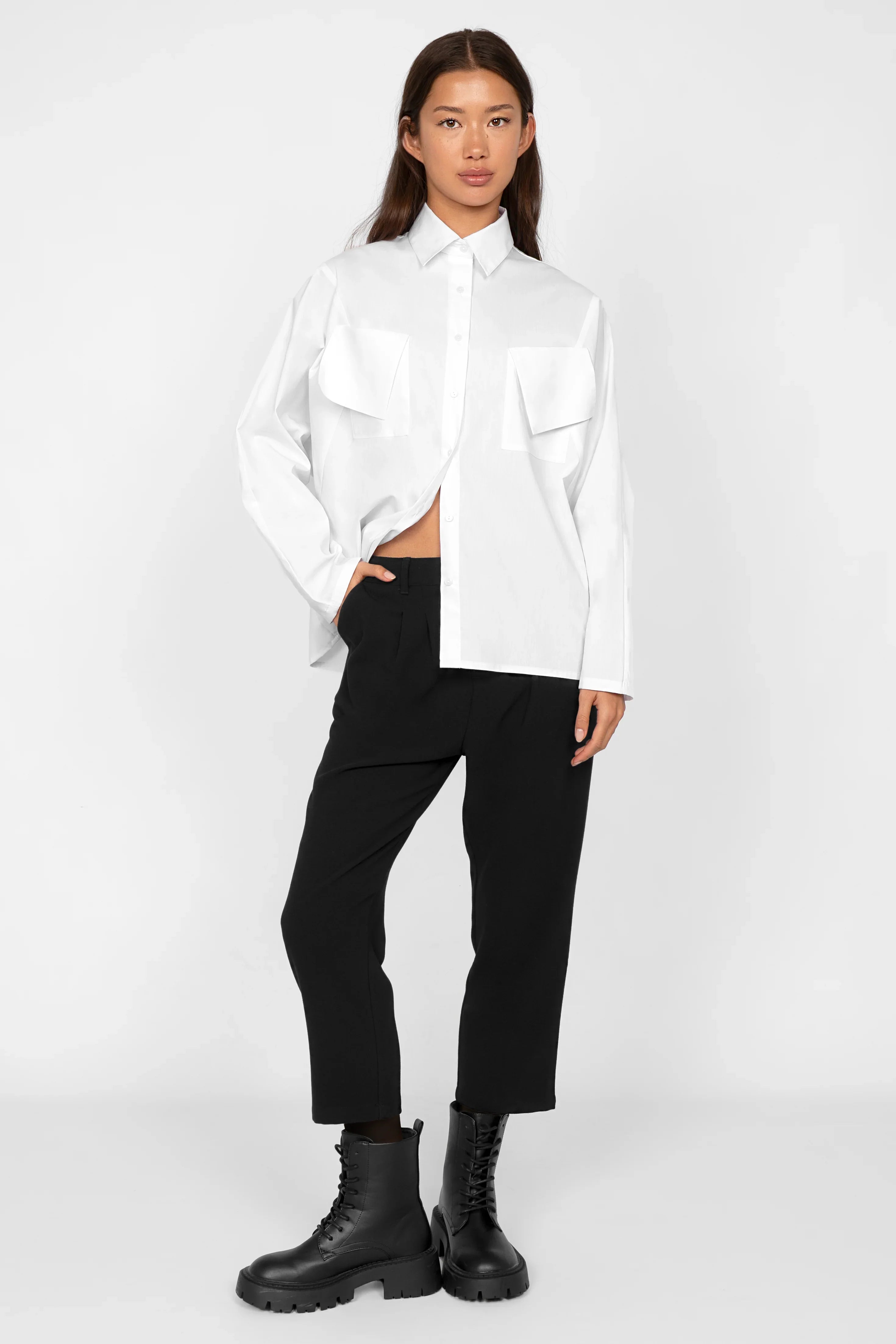 TINKE cropped fit pants