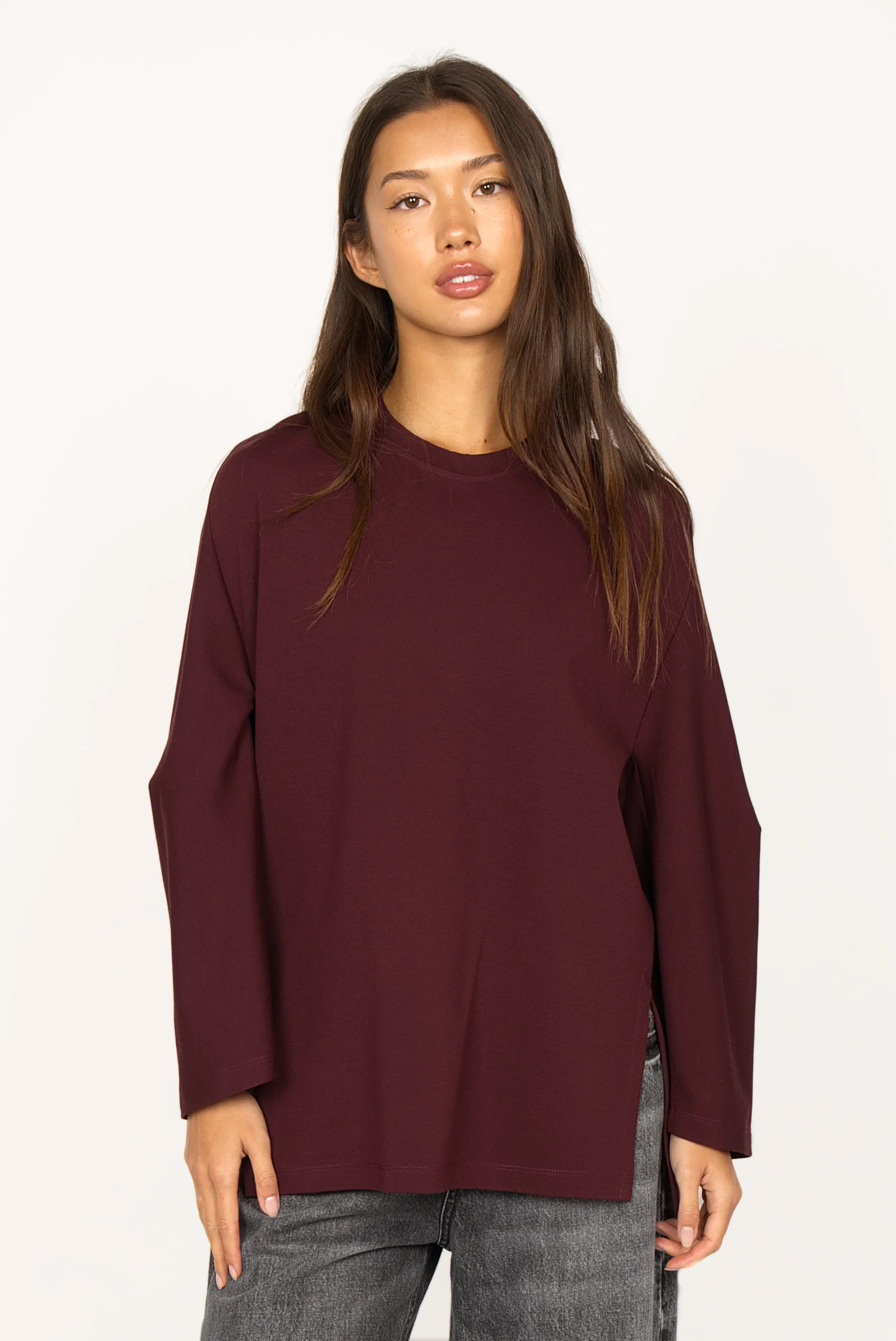 TOOVE Shirt made from medium-weight interlock jersey