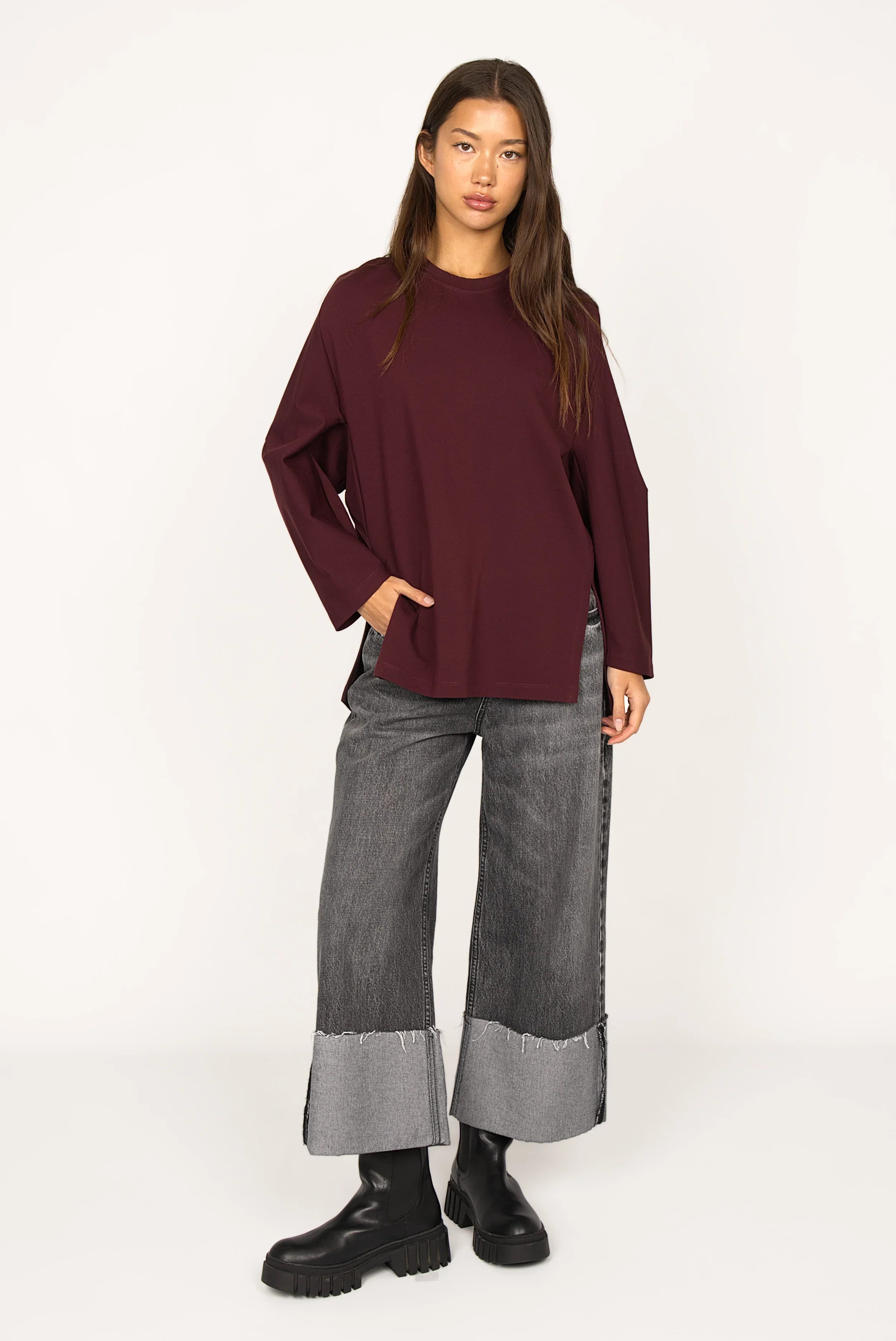 TOOVE Shirt made from medium-weight interlock jersey