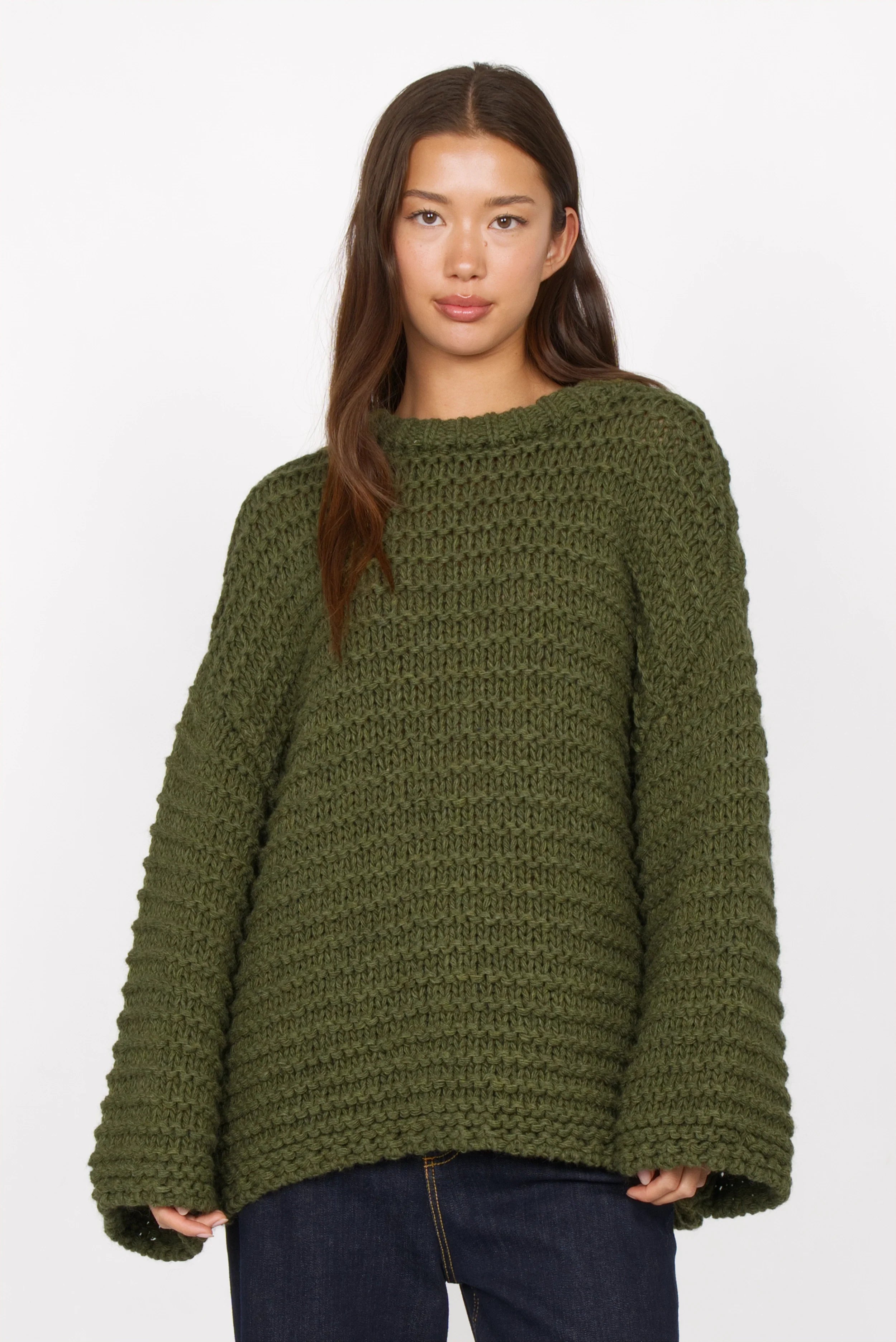 VAILE oversized chunky knit sweater