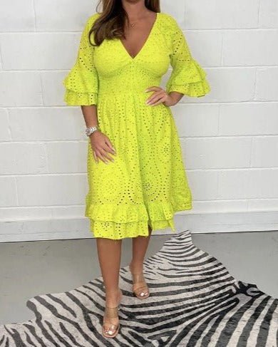 Alba | Casual Lace Dress - Nora & Ivy Boutique