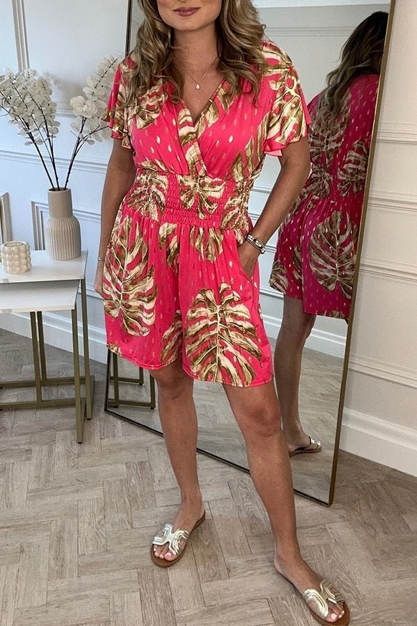 Ariella | Chic Leaf Print - Nora & Ivy Boutique