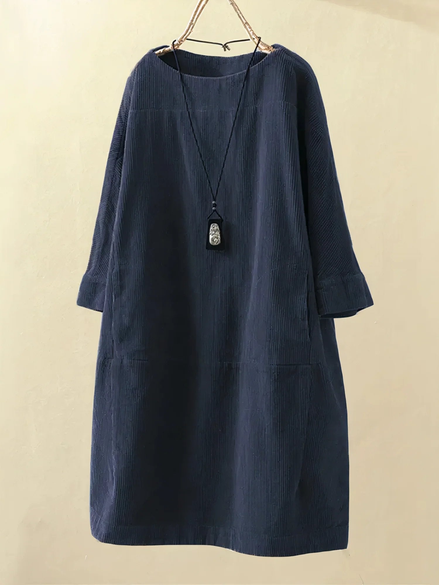 Ellie | Corduroy Tunic Dress - Nora & Ivy Boutique